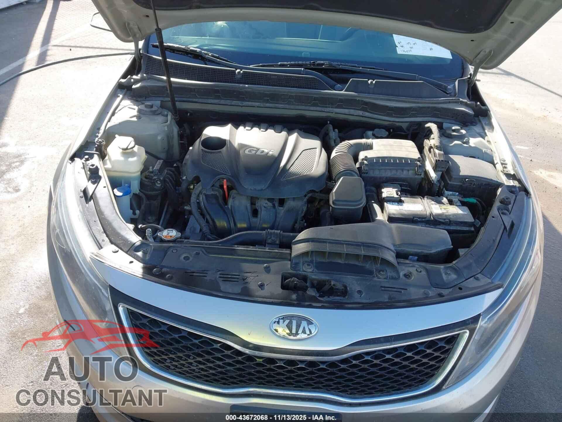 KIA OPTIMA 2014 - KNAGM4A73E5453042