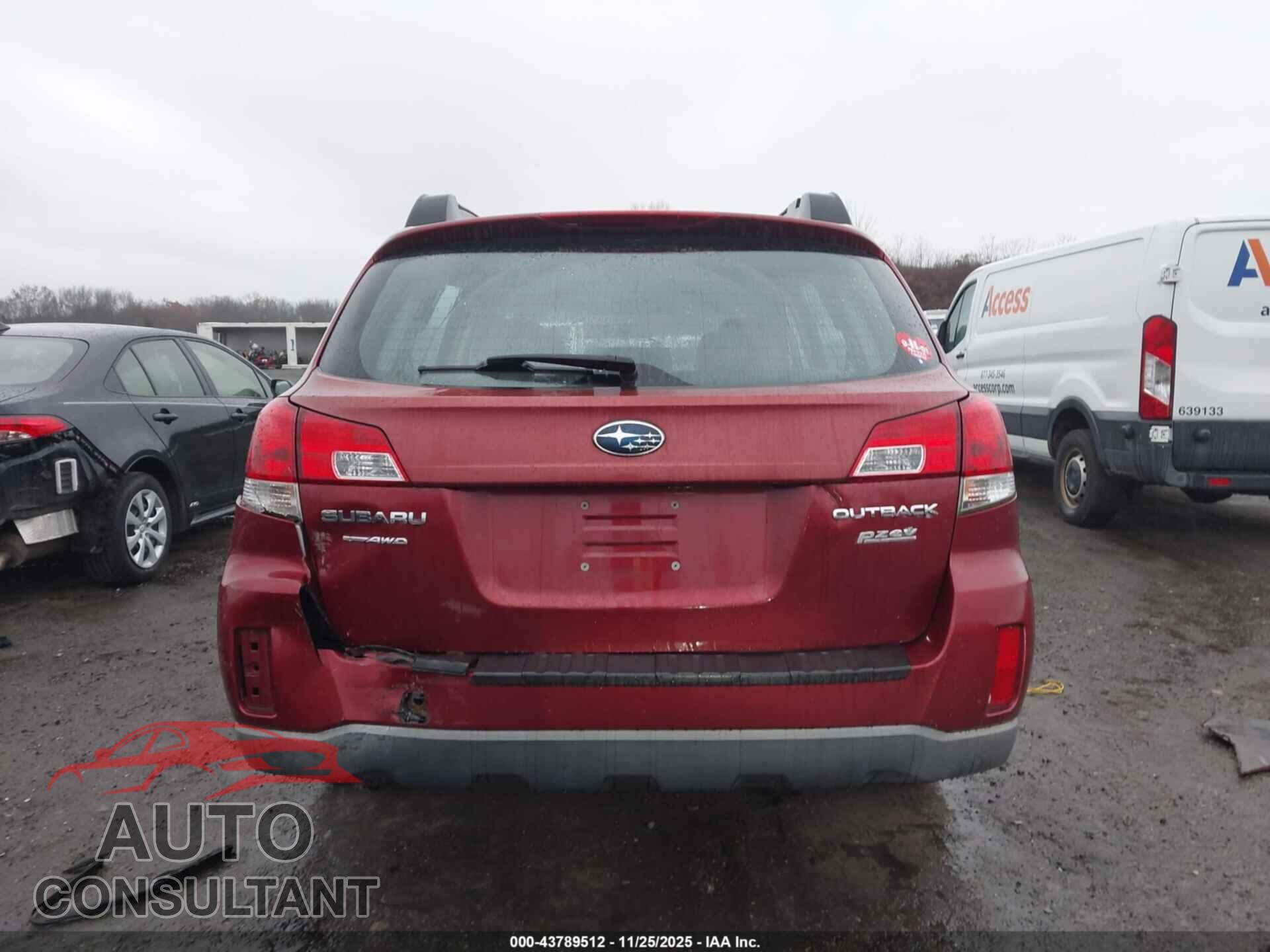 SUBARU OUTBACK 2014 - 4S4BRBAC9E3232262