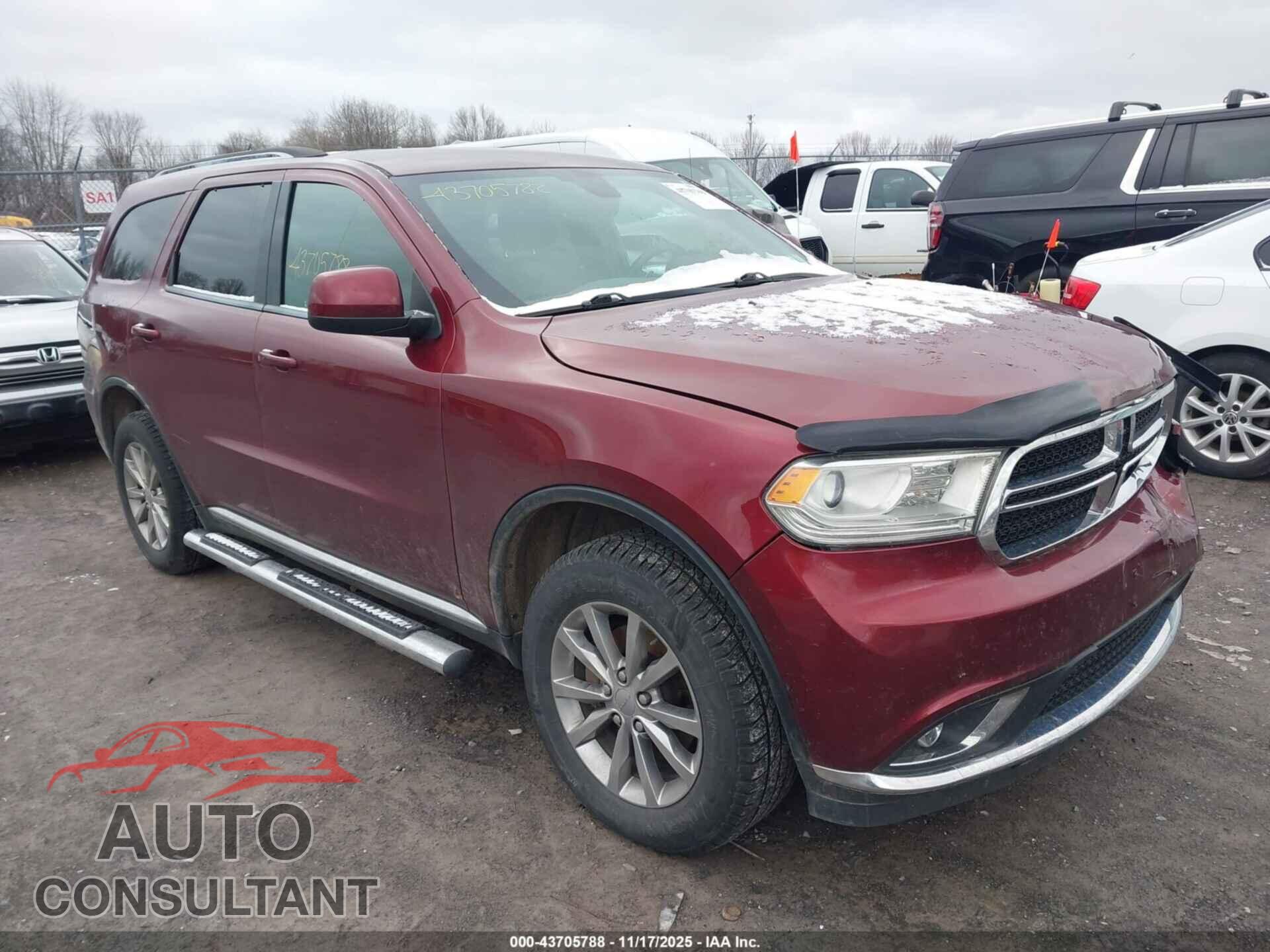 DODGE DURANGO 2017 - 1C4RDJAG8HC757932