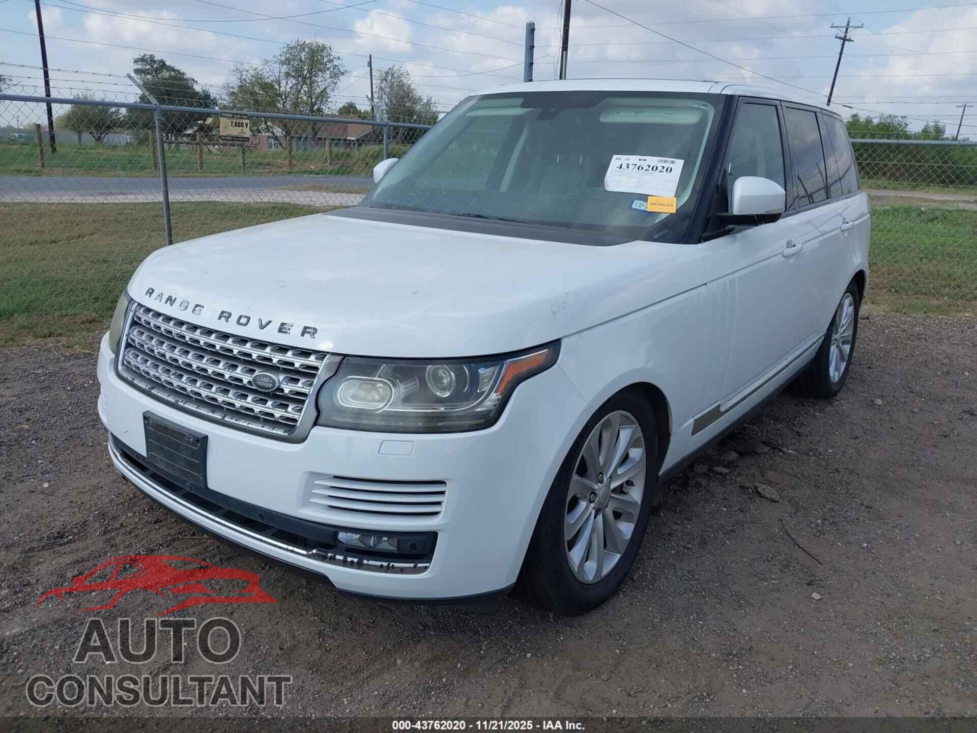 LAND ROVER RANGE ROVER 2016 - SALGS2PF9GA316413