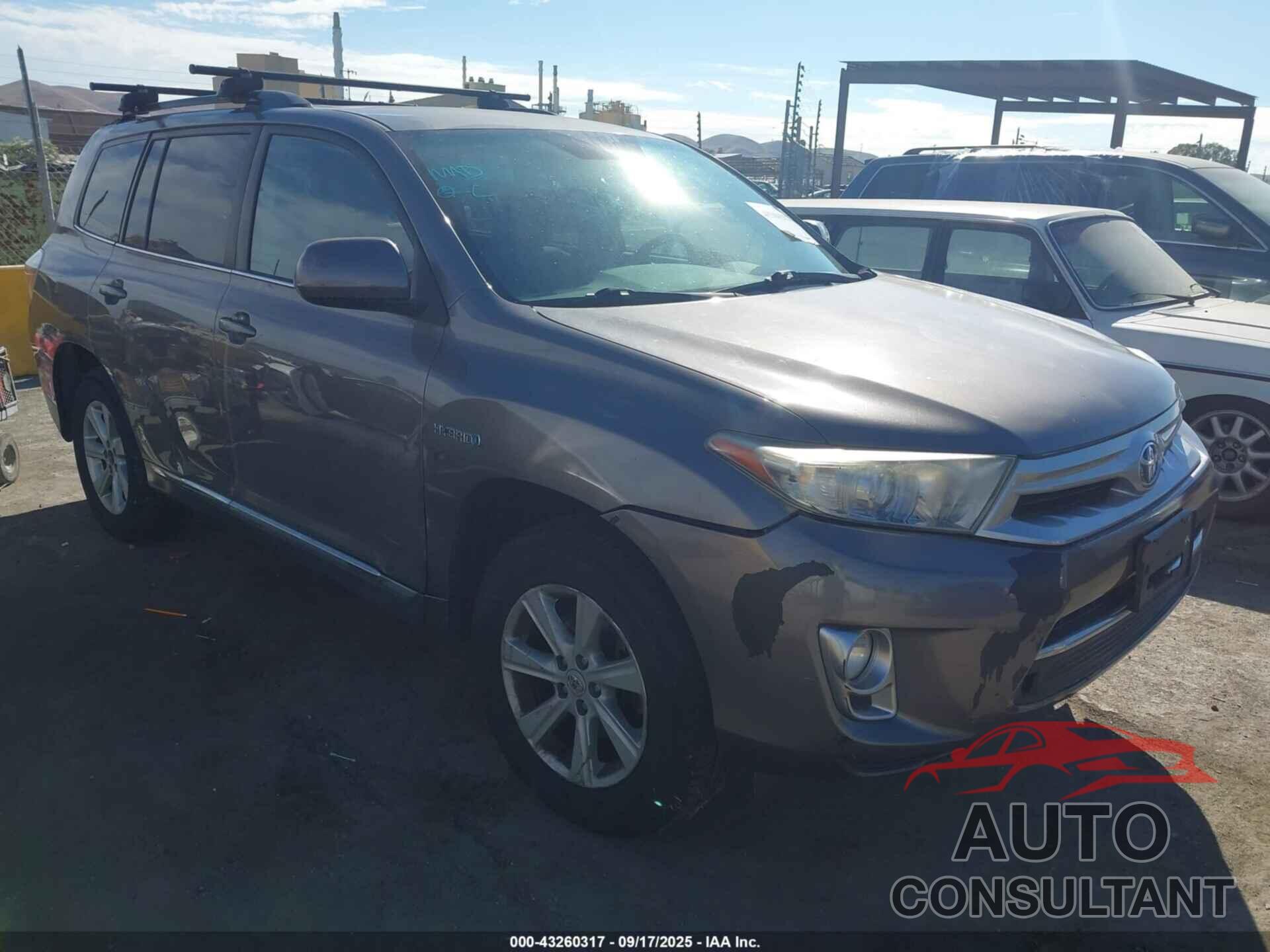 TOYOTA HIGHLANDER HYBRID 2011 - JTEBC3EH9B2002249