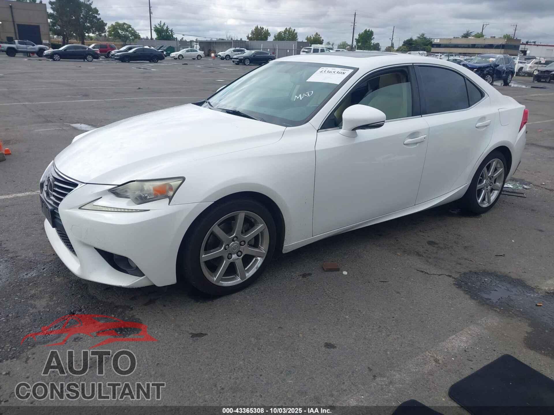LEXUS IS 250 2014 - JTHBF1D22E5025080