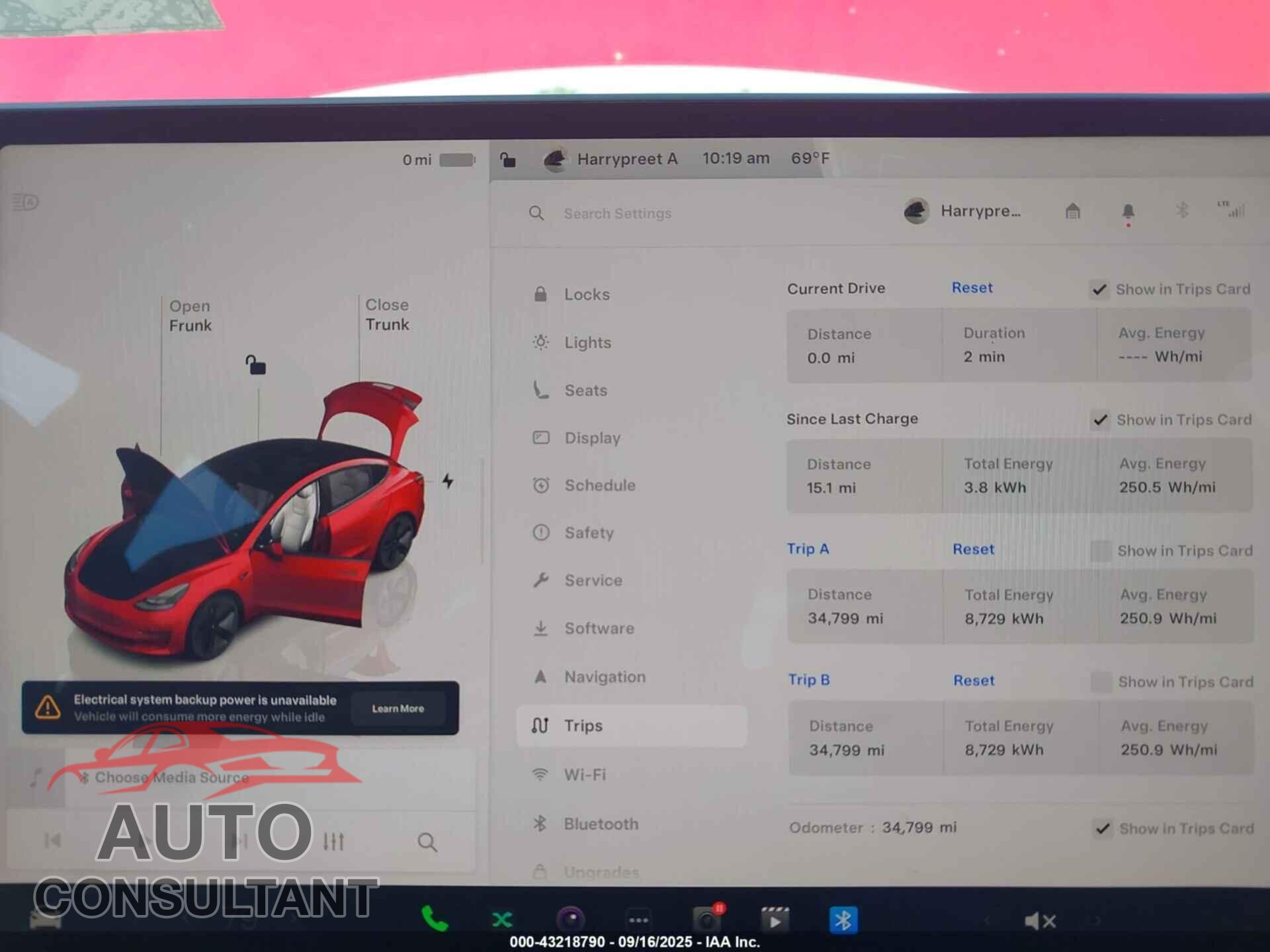 TESLA MODEL 3 2023 - 5YJ3E1EA8PF654746