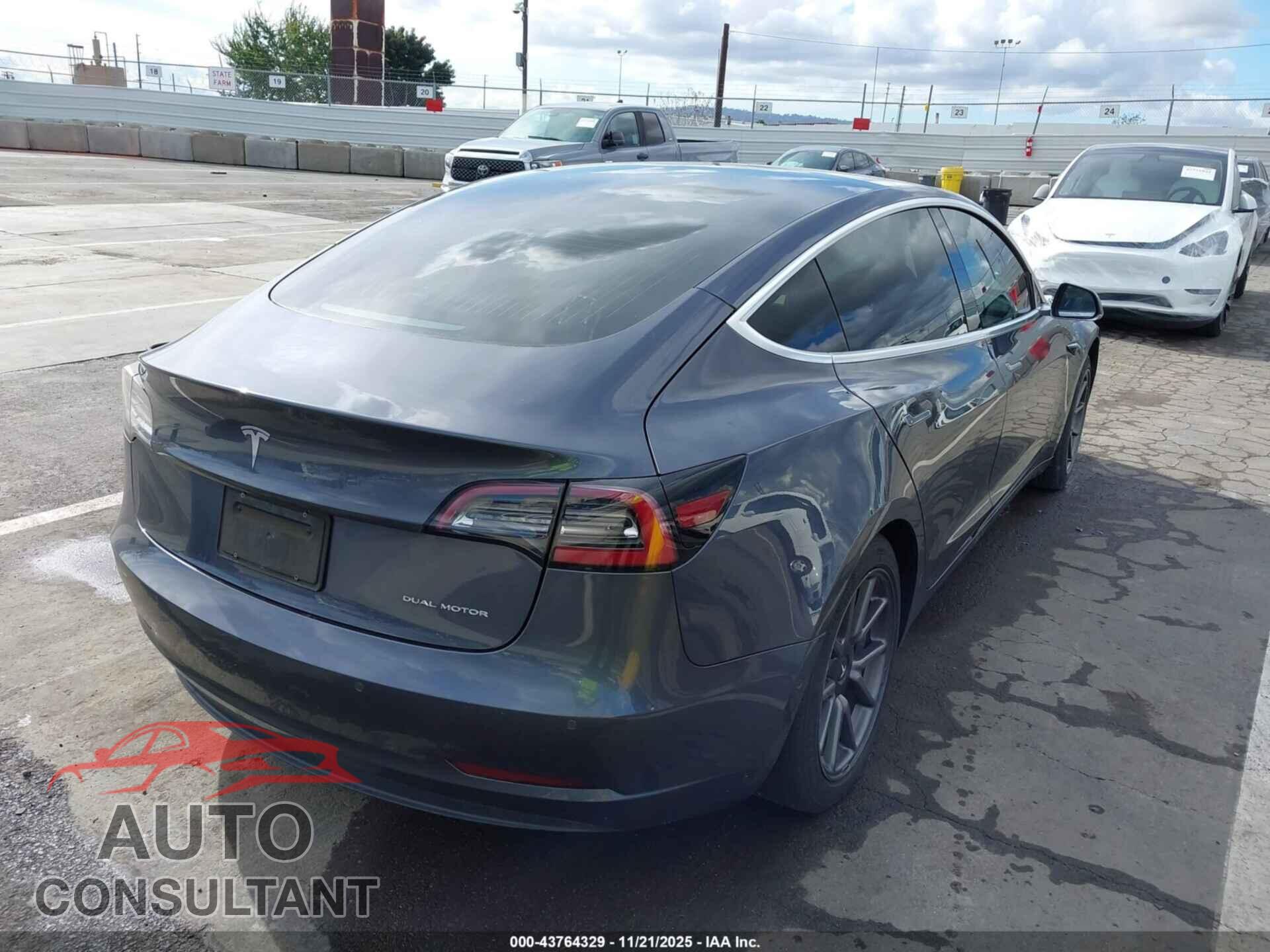TESLA MODEL 3 2019 - 5YJ3E1EBXKF191736