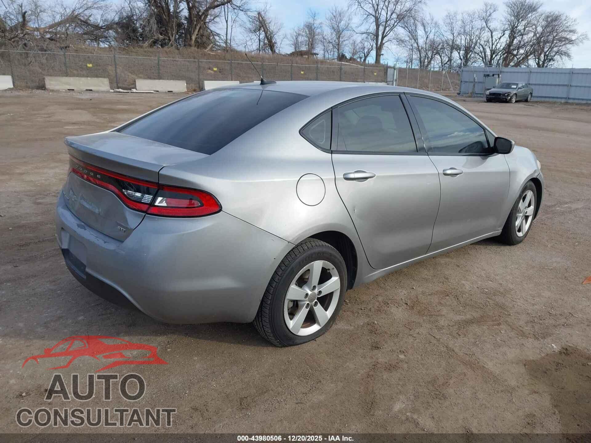 DODGE DART 2015 - 1C3CDFBB0FD336580