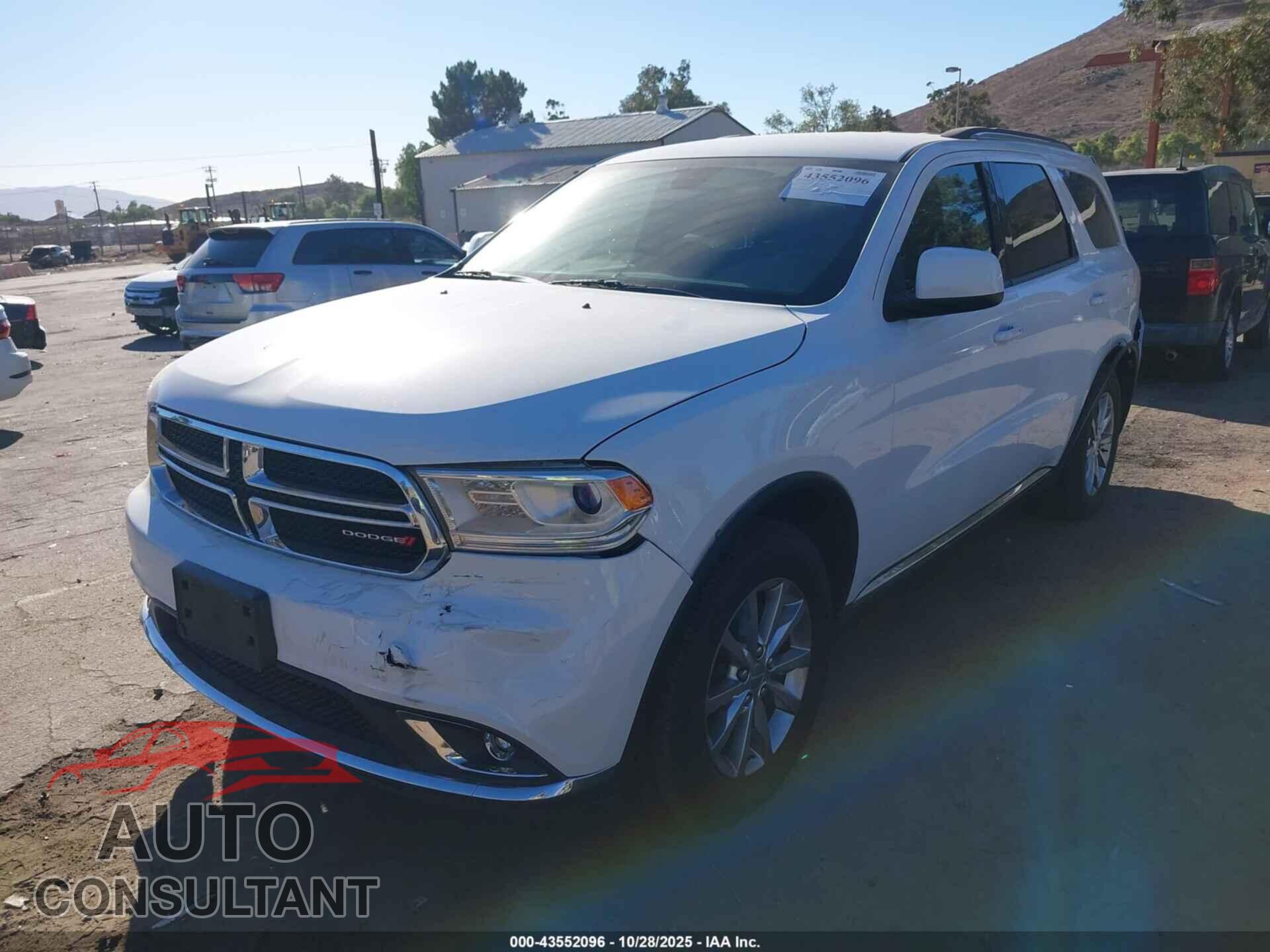 DODGE DURANGO 2017 - 1C4RDHAG8HC944807