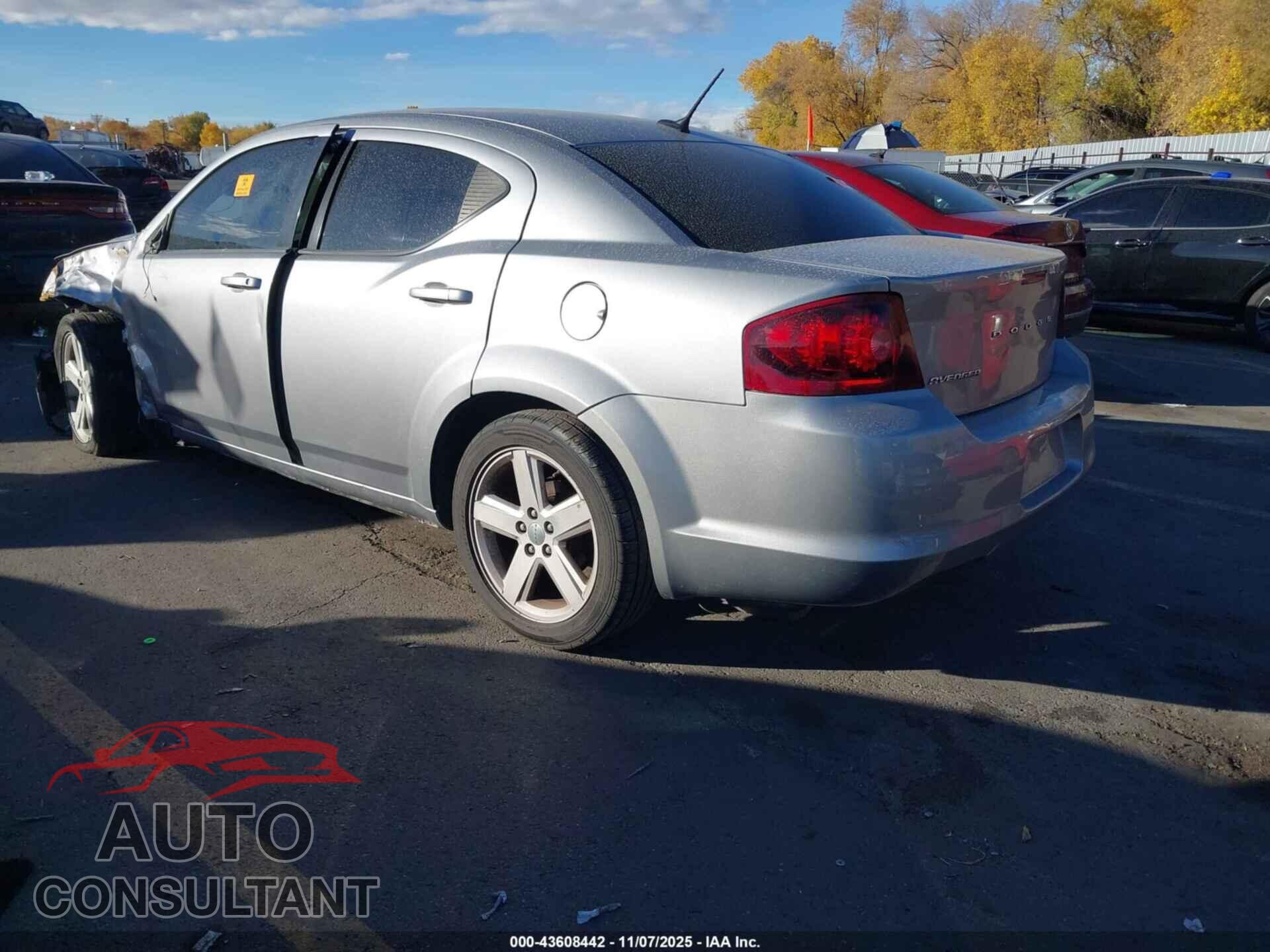 DODGE AVENGER 2013 - 1C3CDZAB5DN605019