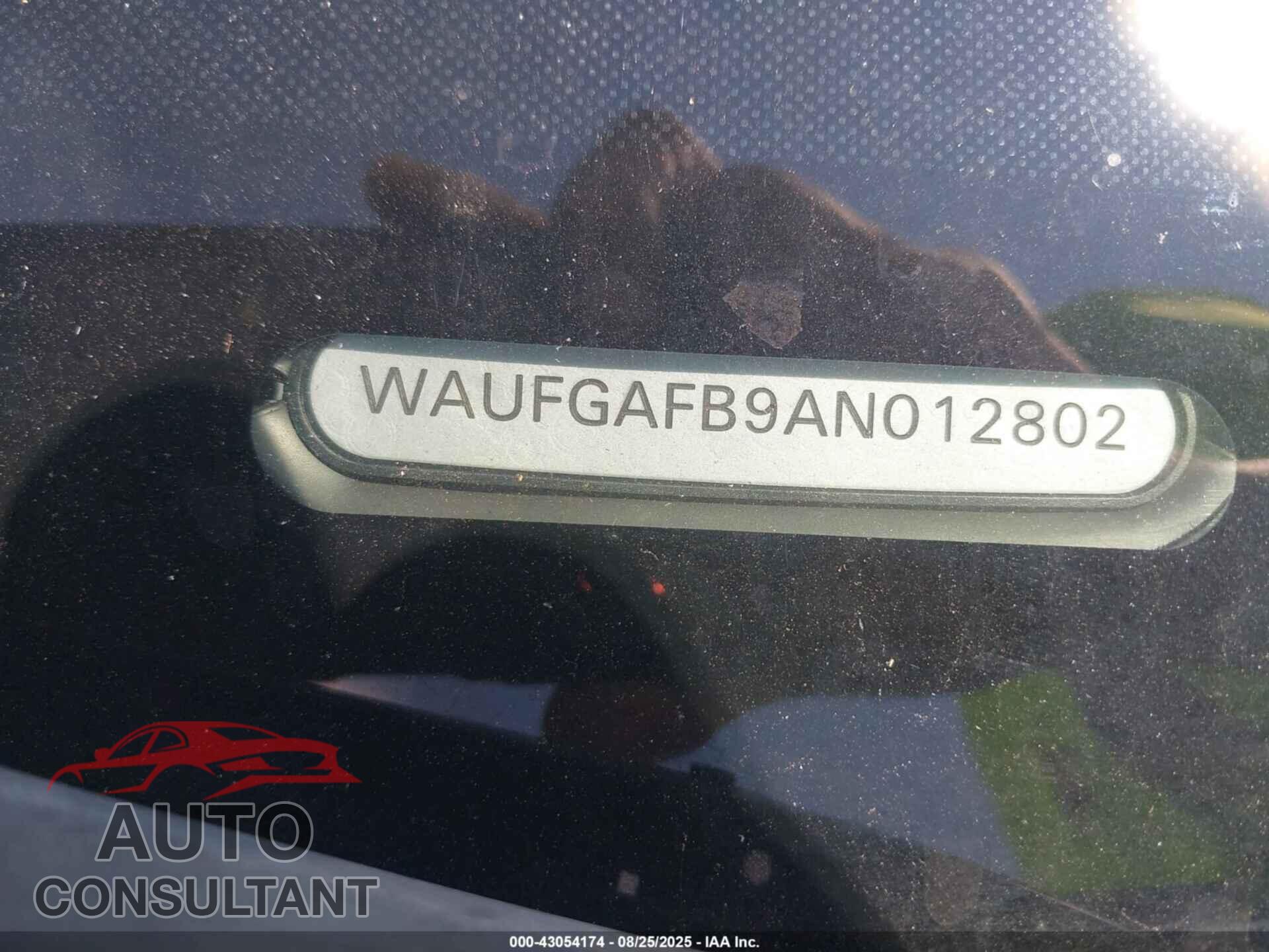 AUDI A6 2010 - WAUFGAFB9AN012802