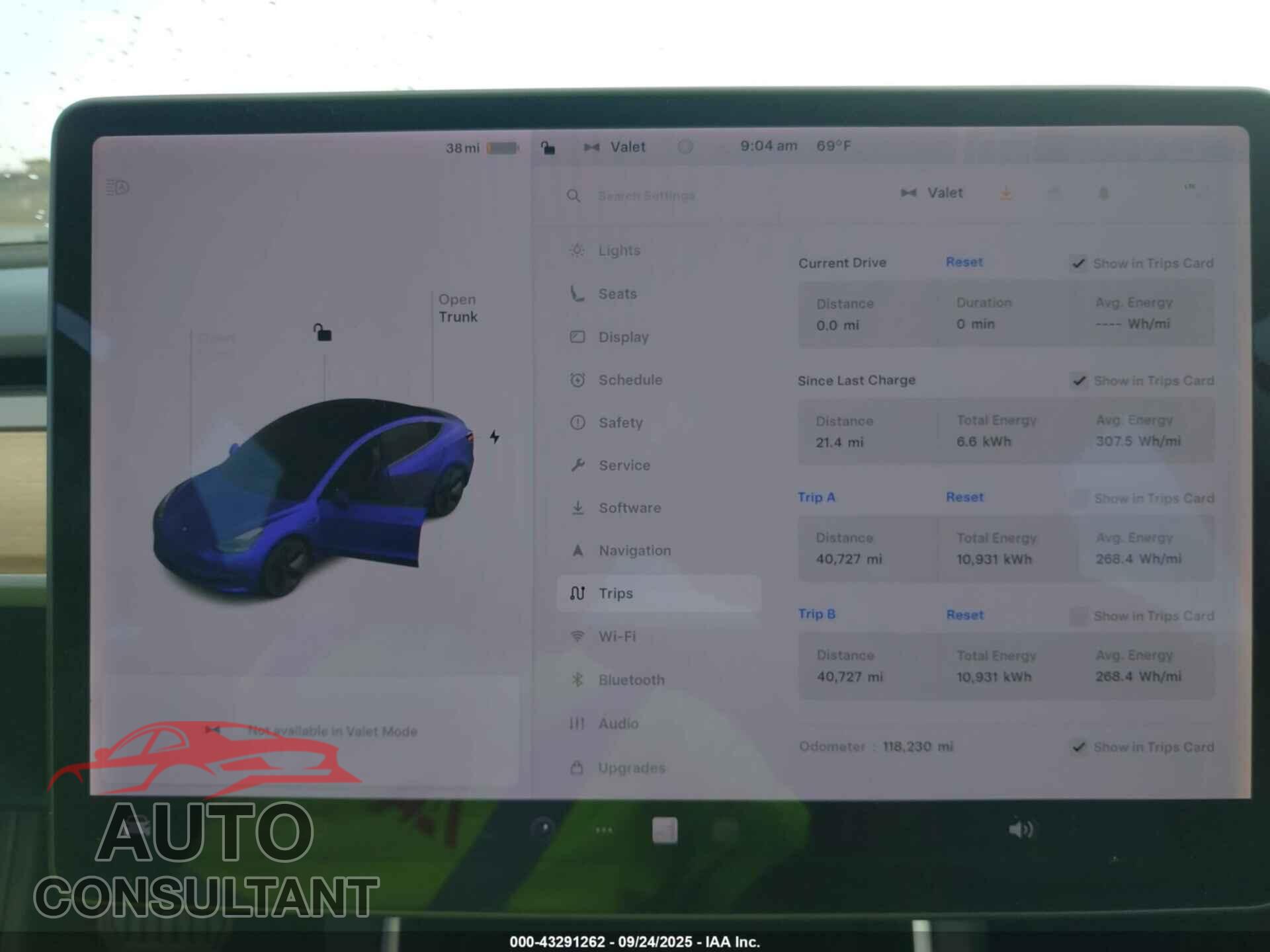TESLA MODEL 3 2018 - 5YJ3E1EB4JF114097