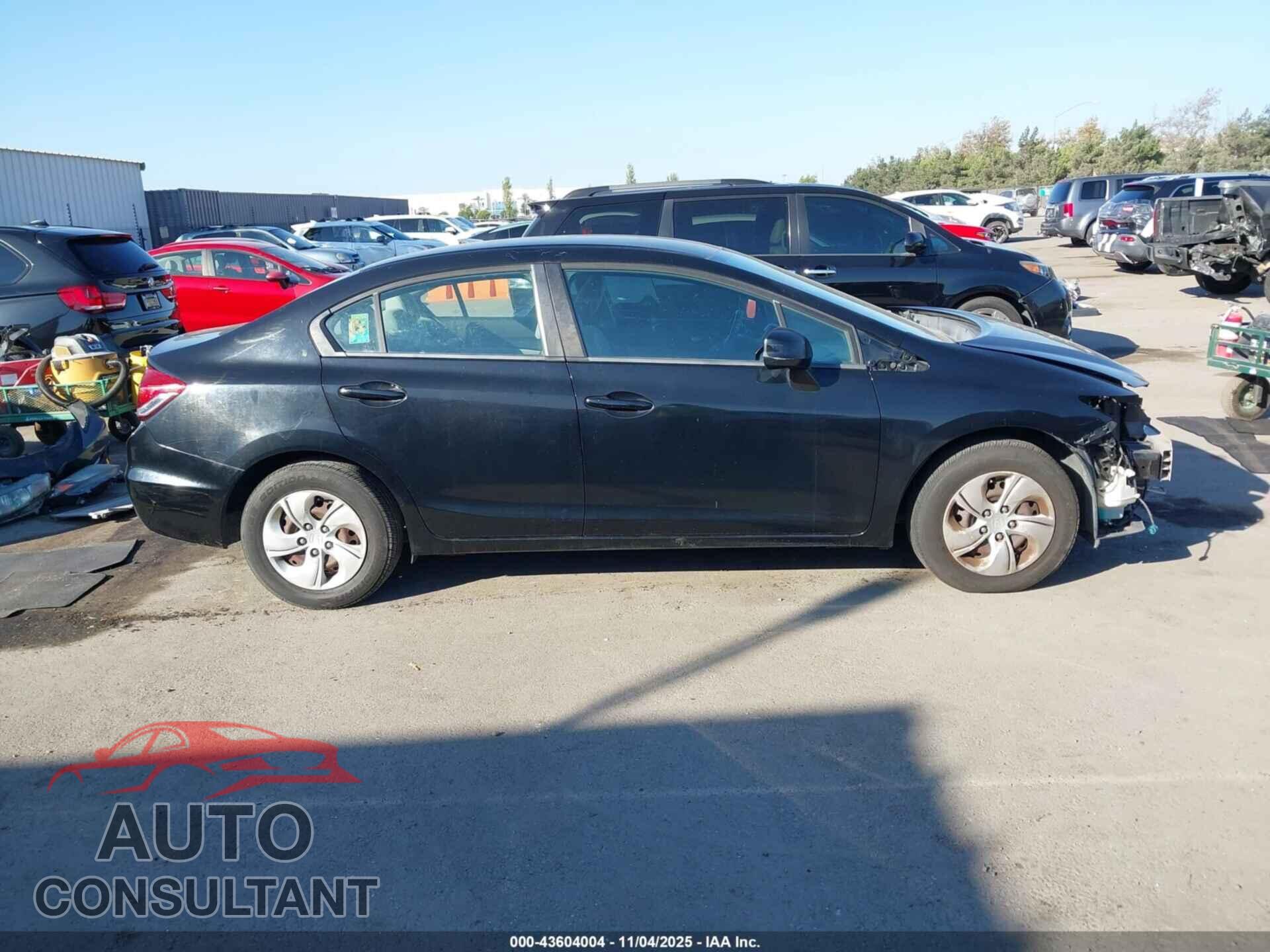 HONDA CIVIC 2013 - 19XFB2F55DE227815