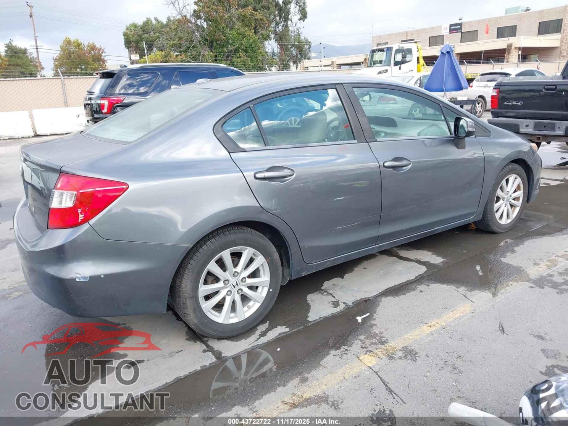 HONDA CIVIC 2012 - 19XFB2F89CE345133