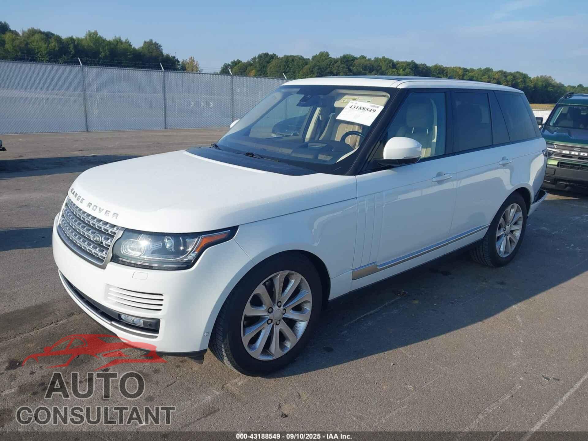 LAND ROVER RANGE ROVER 2016 - SALGS2KF4GA263353