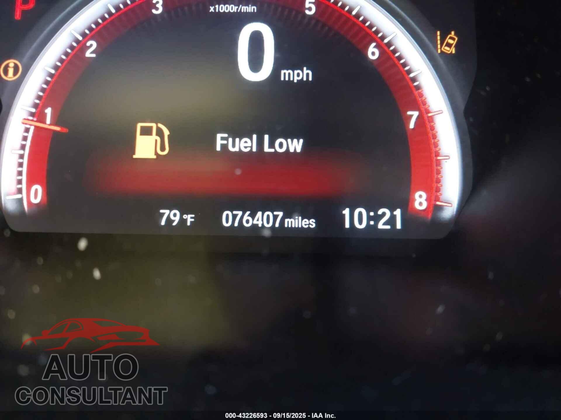 HONDA CIVIC 2019 - 2HGFC2F80KH522976