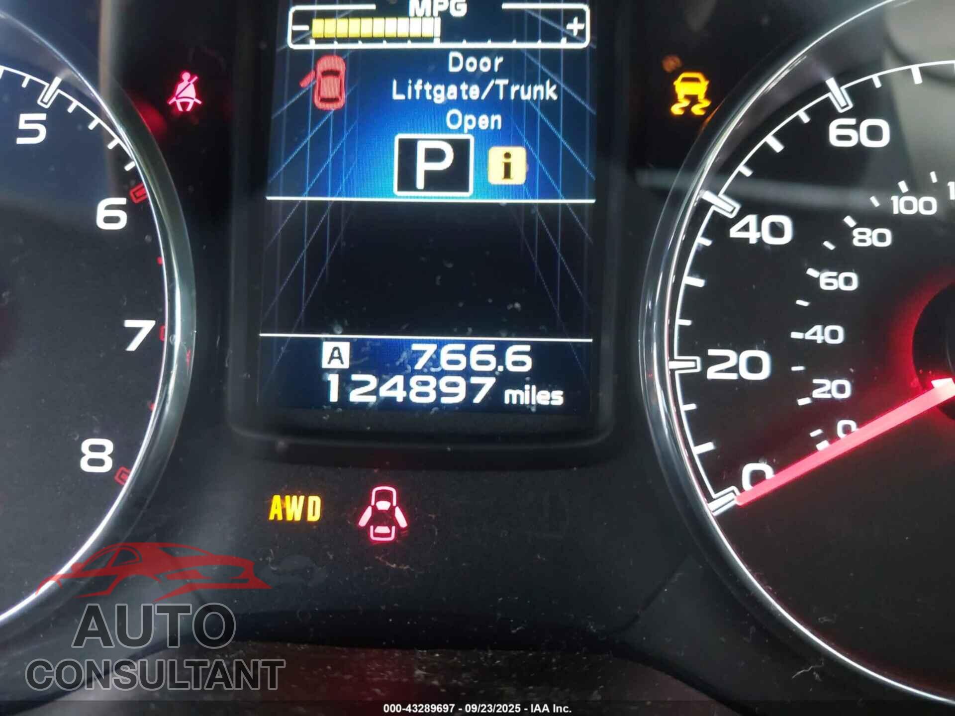 SUBARU OUTBACK 2013 - 4S4BRBLC4D3295443