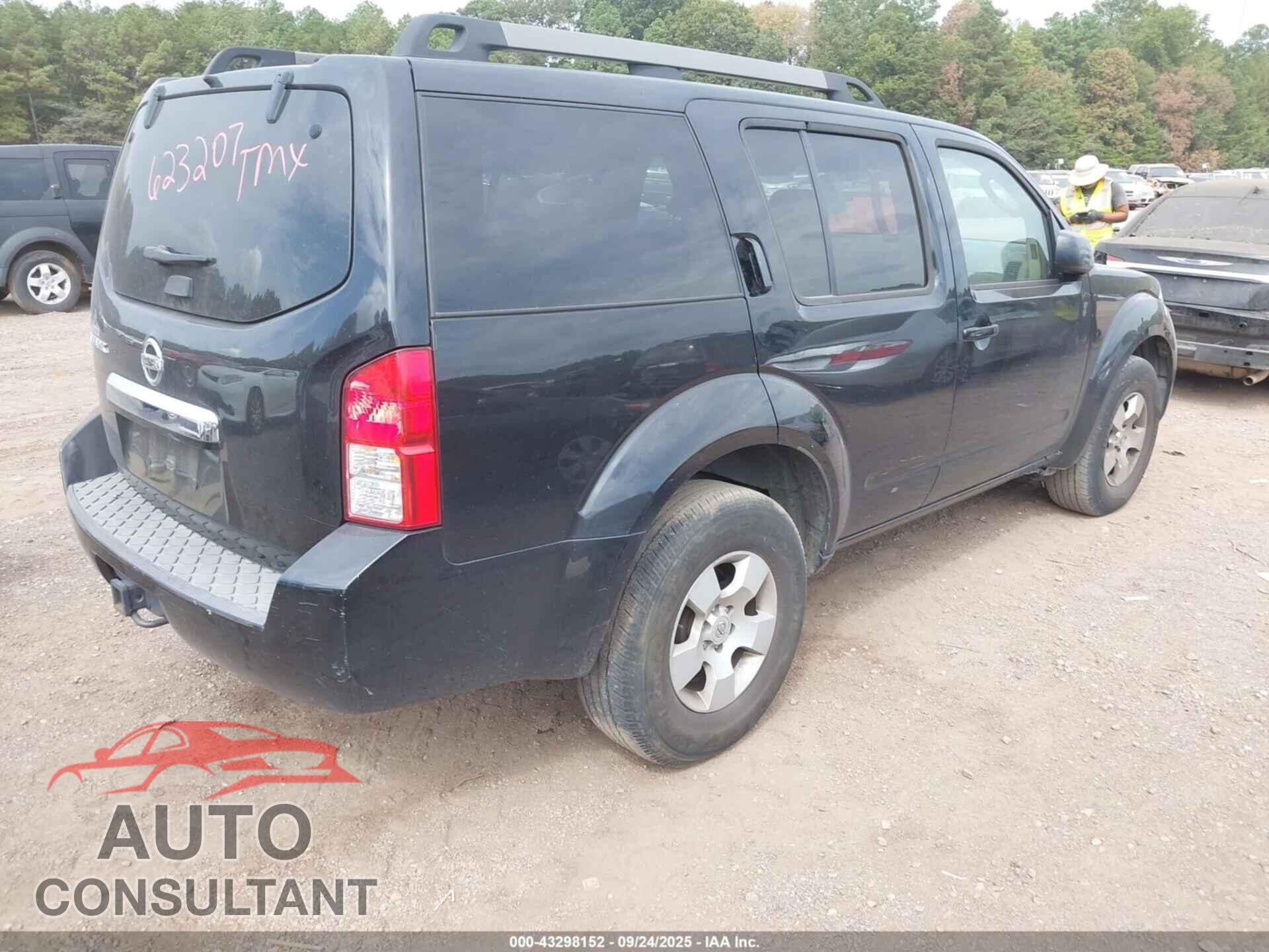 NISSAN PATHFINDER 2011 - 5N1AR1NNXBC623207