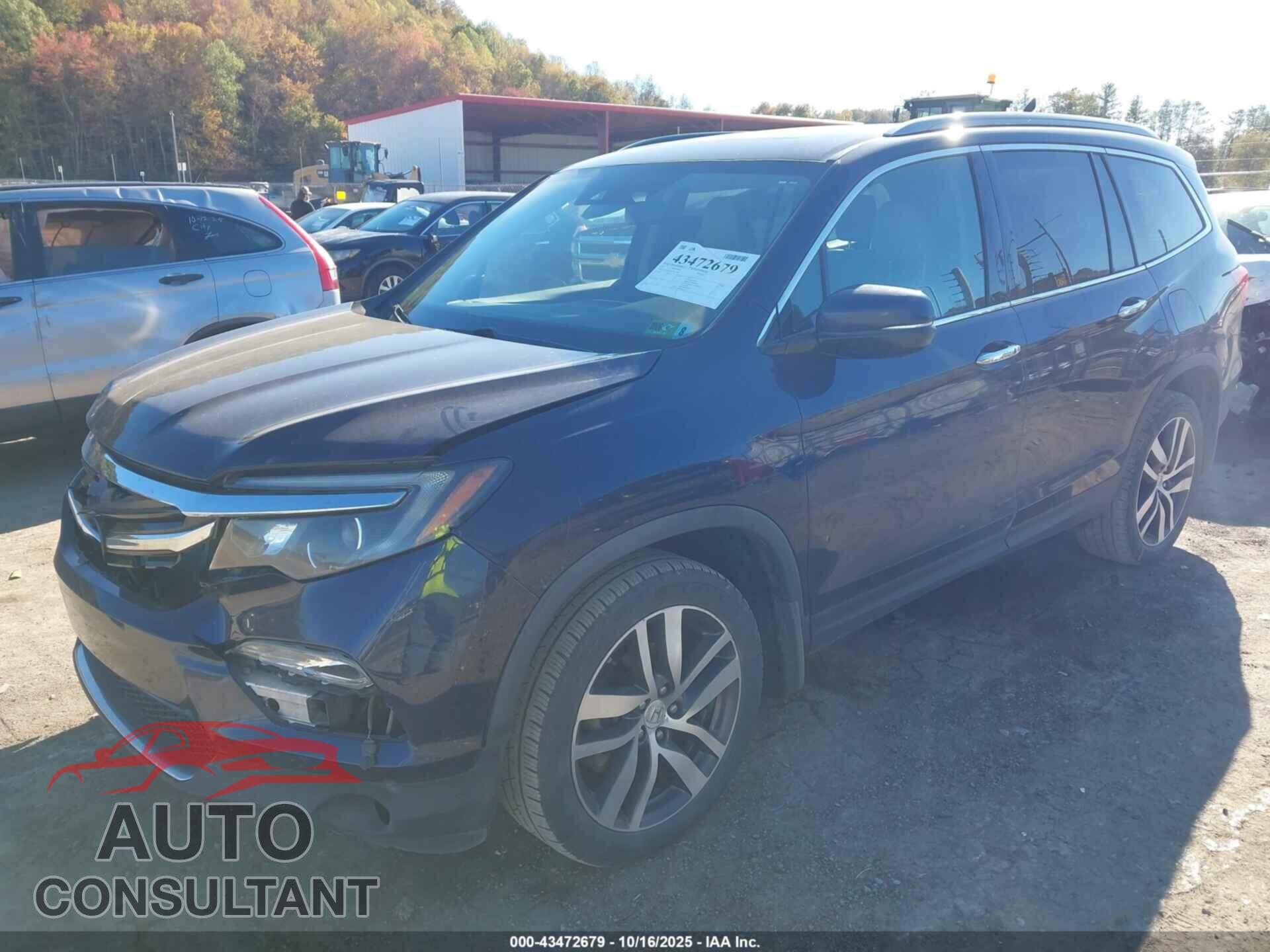 HONDA PILOT 2017 - 5FNYF6H95HB032043