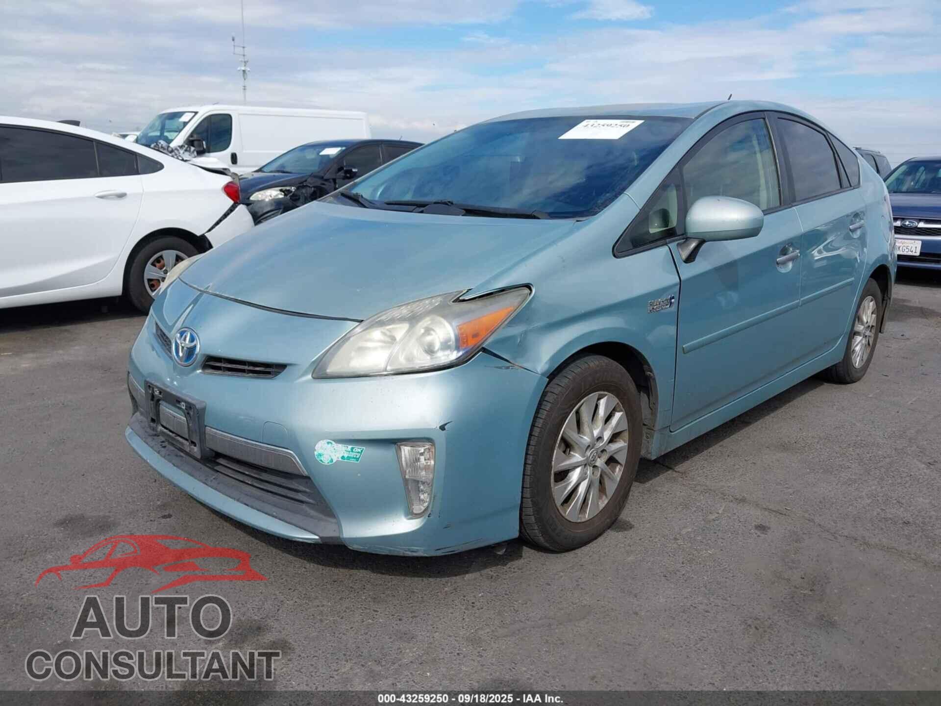 TOYOTA PRIUS PLUG-IN 2013 - JTDKN3DP7D3045220
