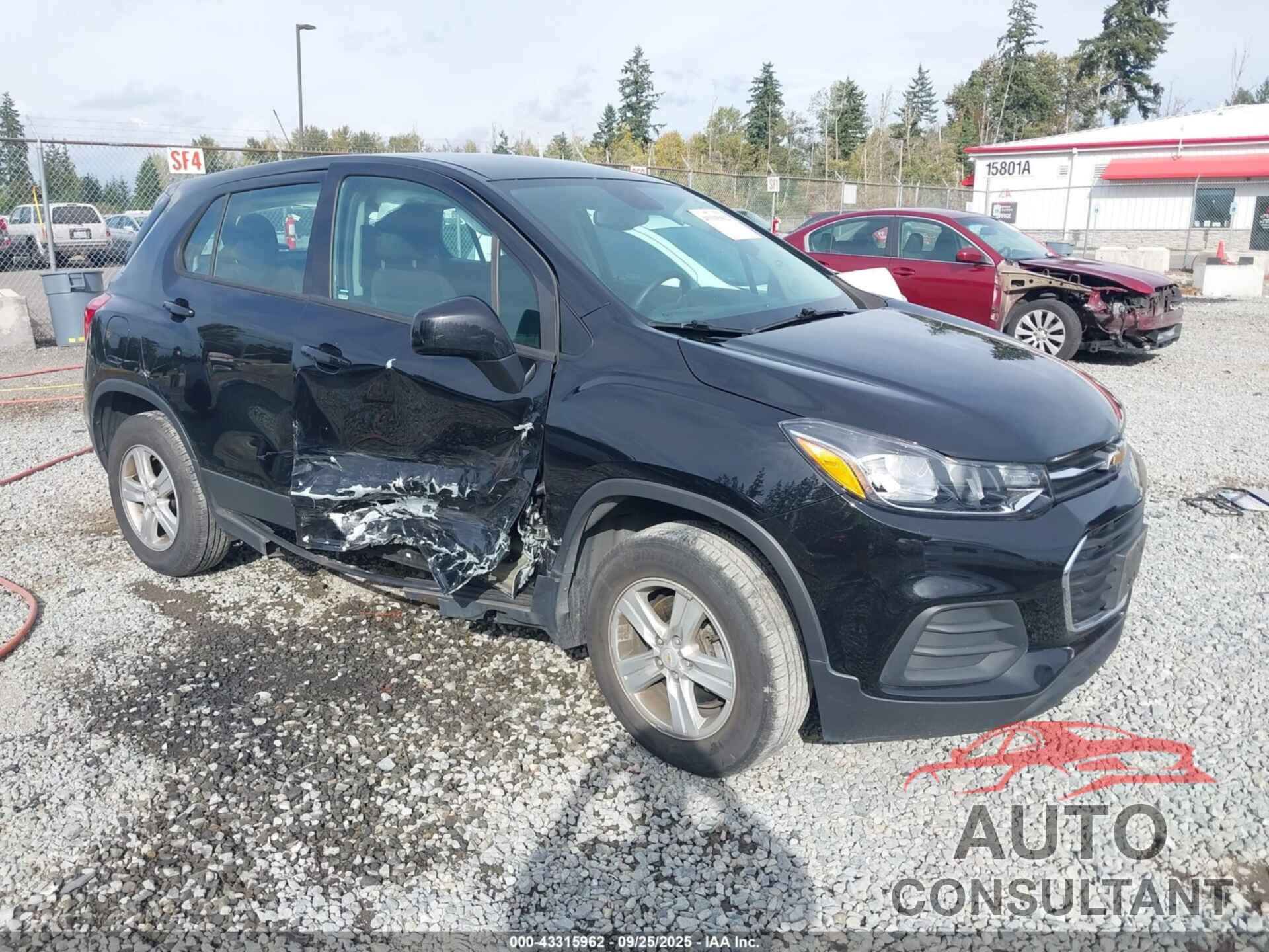 CHEVROLET TRAX 2020 - KL7CJNSB6LB317017