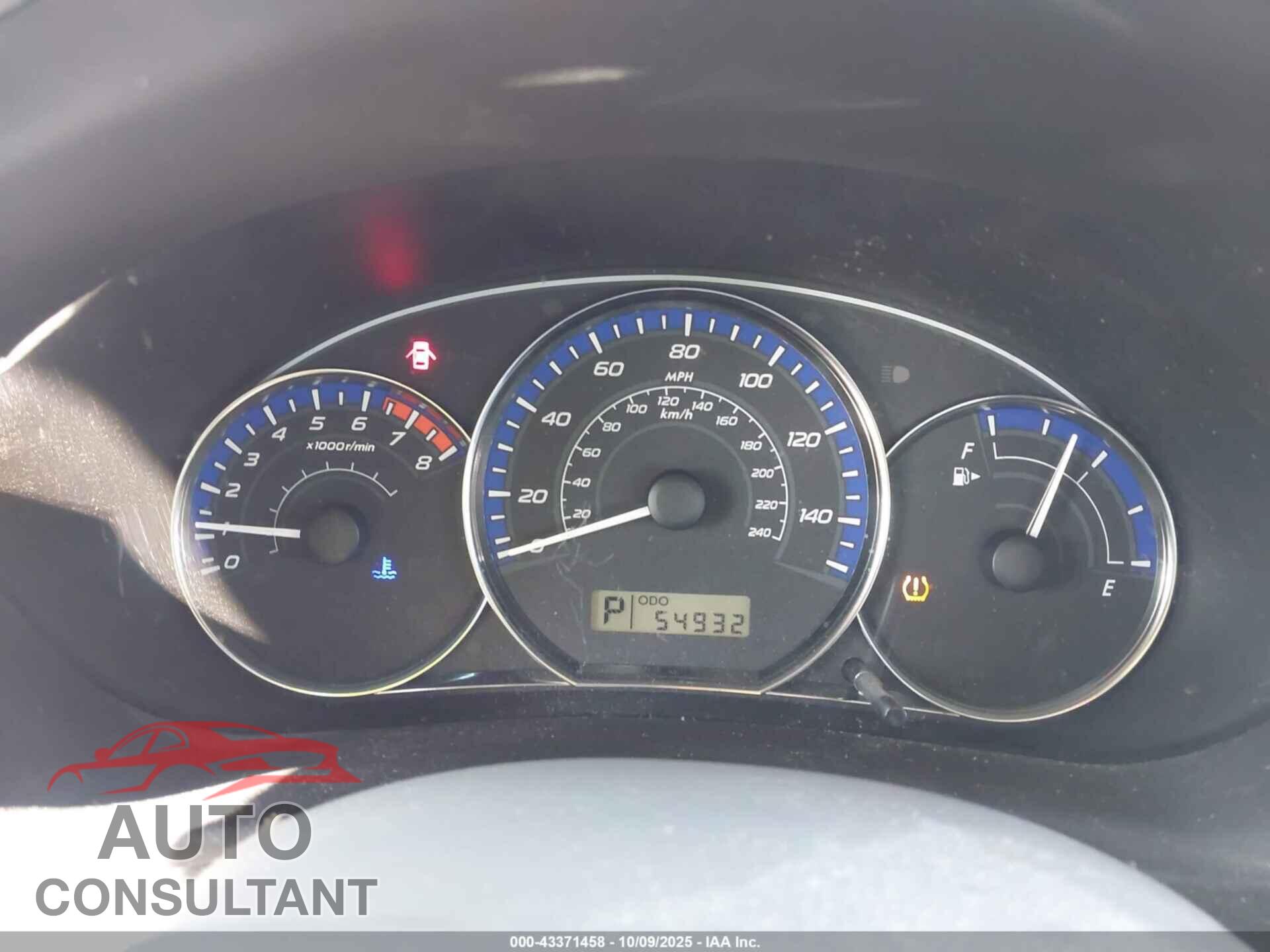 SUBARU FORESTER 2012 - JF2SHBBC6CH406991