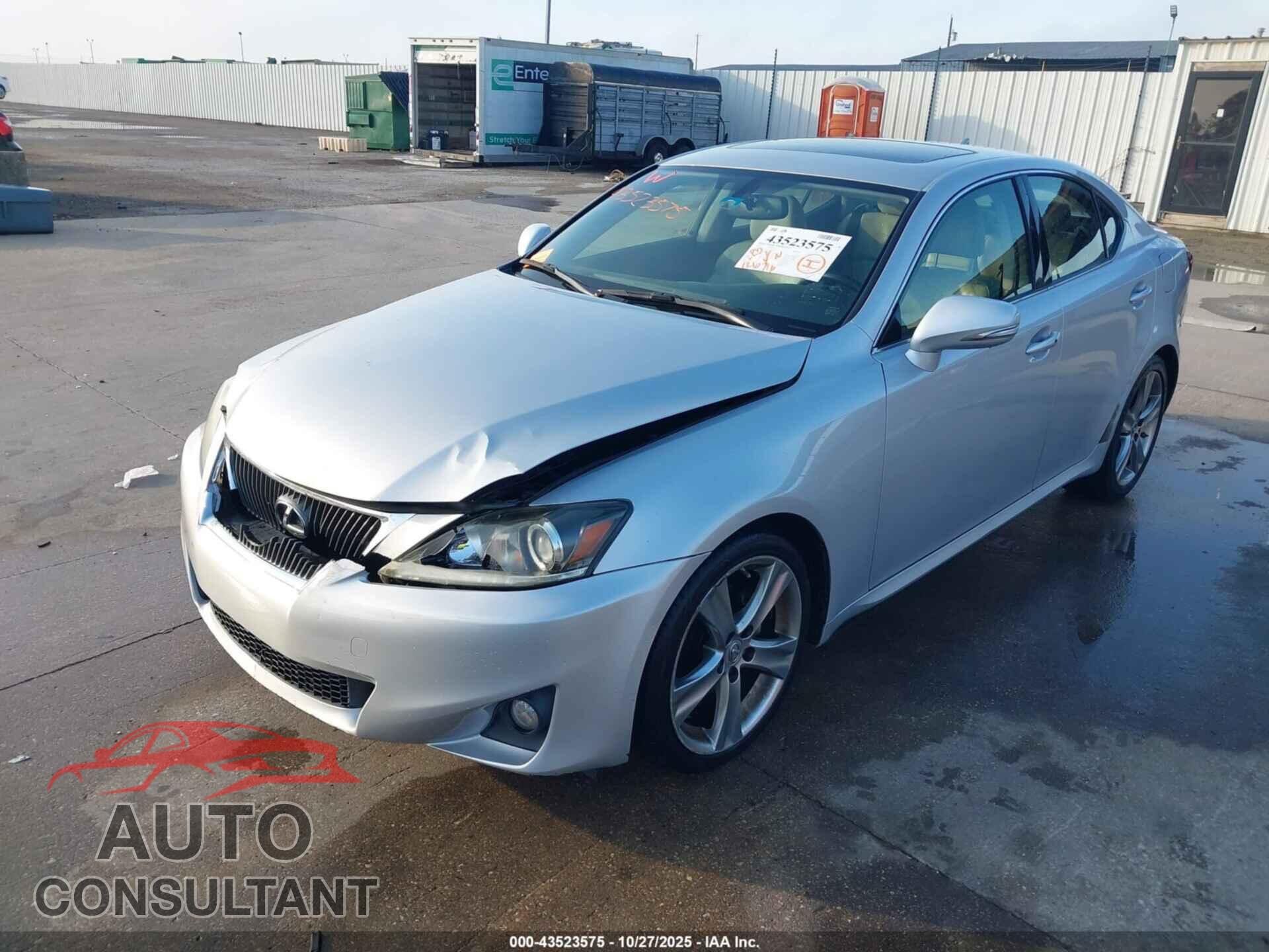 LEXUS IS 250 2011 - JTHBF5C24B5152109