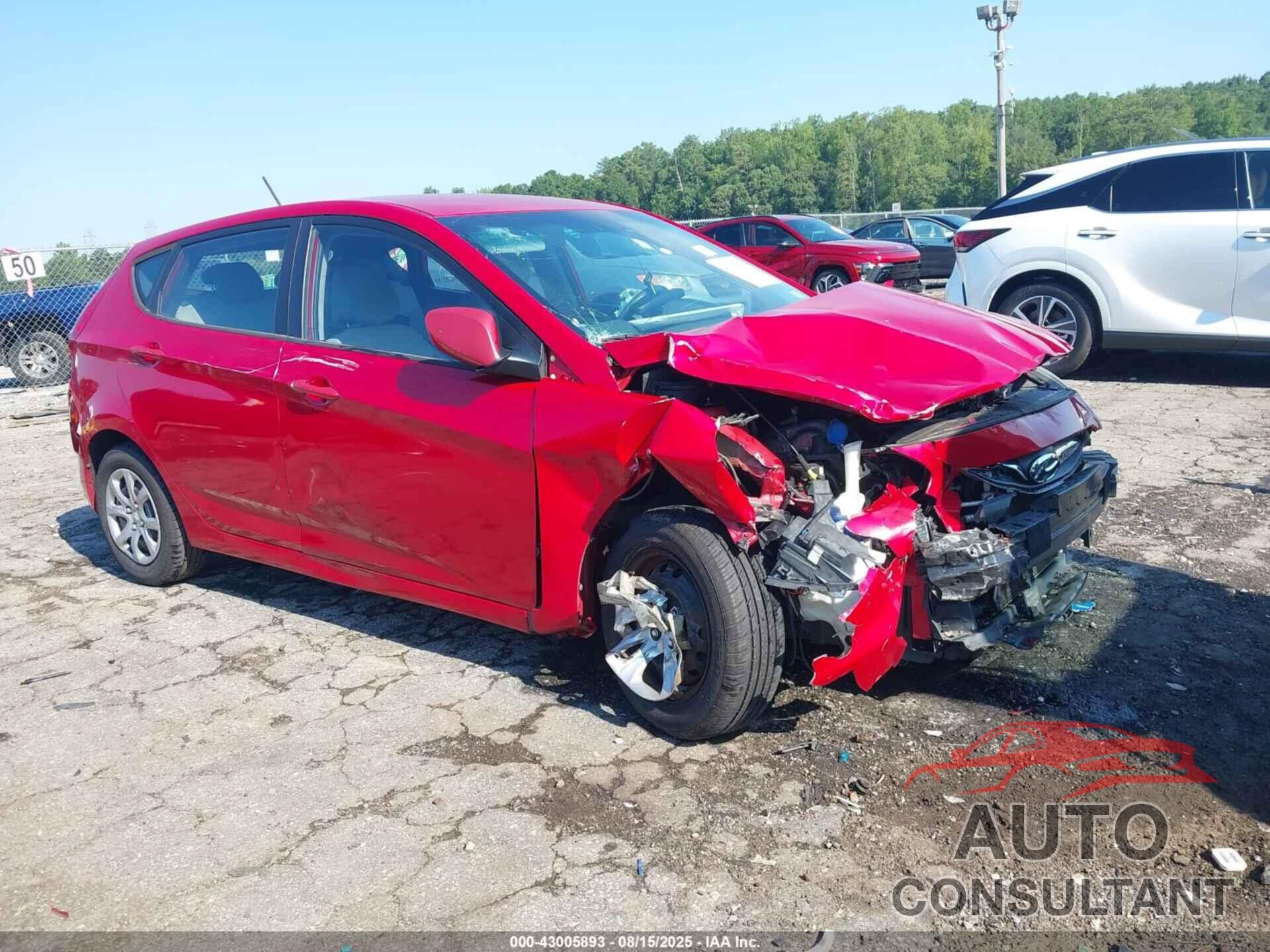 HYUNDAI ACCENT 2013 - KMHCT5AE1DU071472