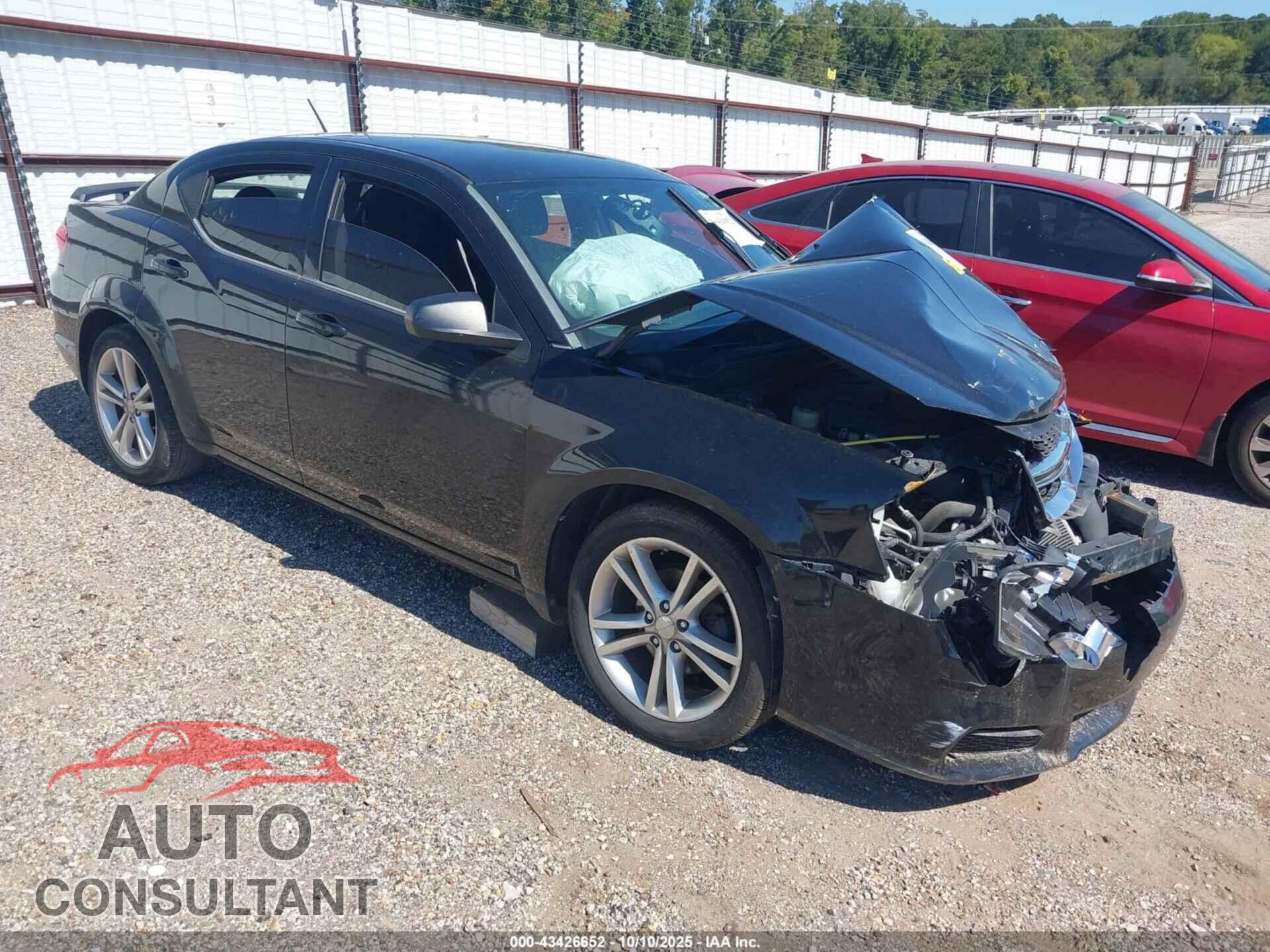 DODGE AVENGER 2013 - 1C3CDZAG6DN769861