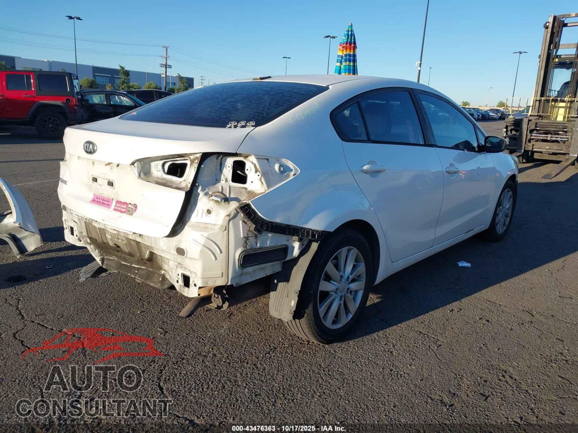 KIA FORTE 2015 - KNAFX4A69F5277514