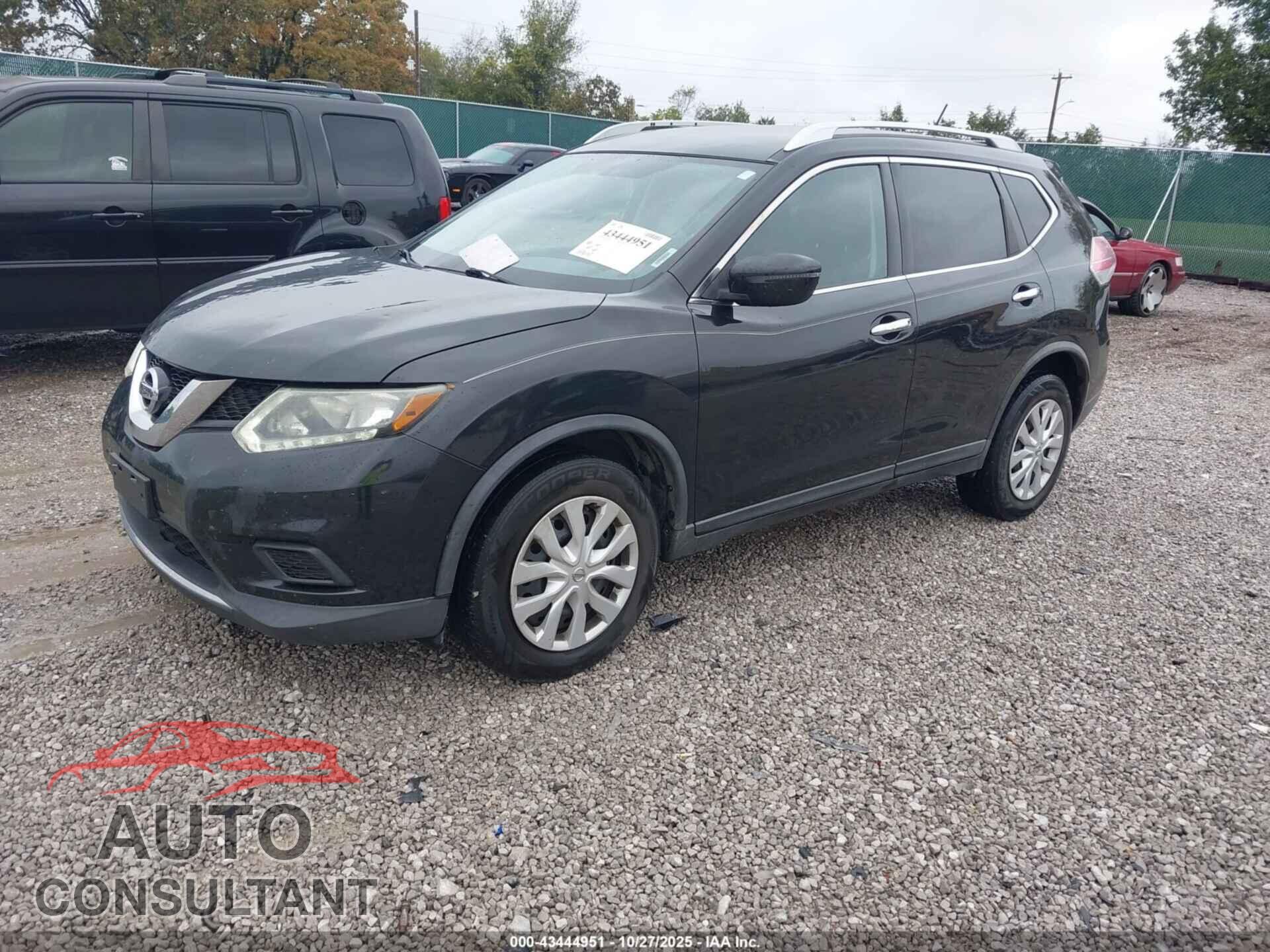 NISSAN ROGUE 2016 - KNMAT2MVXGP672193