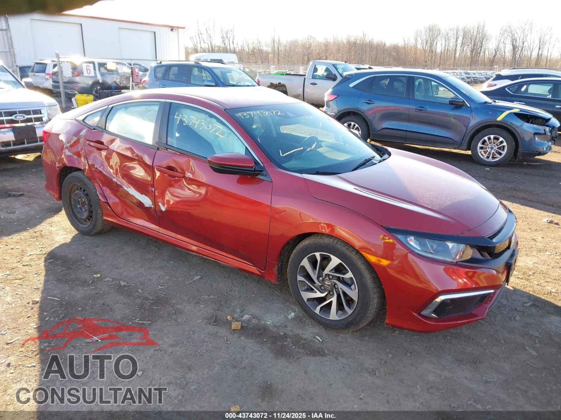HONDA CIVIC 2019 - 2HGFC2F67KH534475