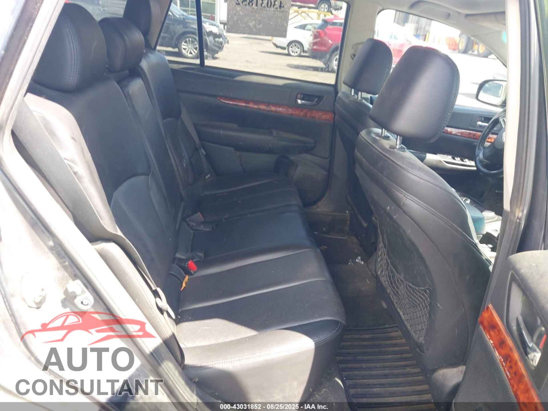 SUBARU OUTBACK 2012 - 4S4BRBKC6C3283178