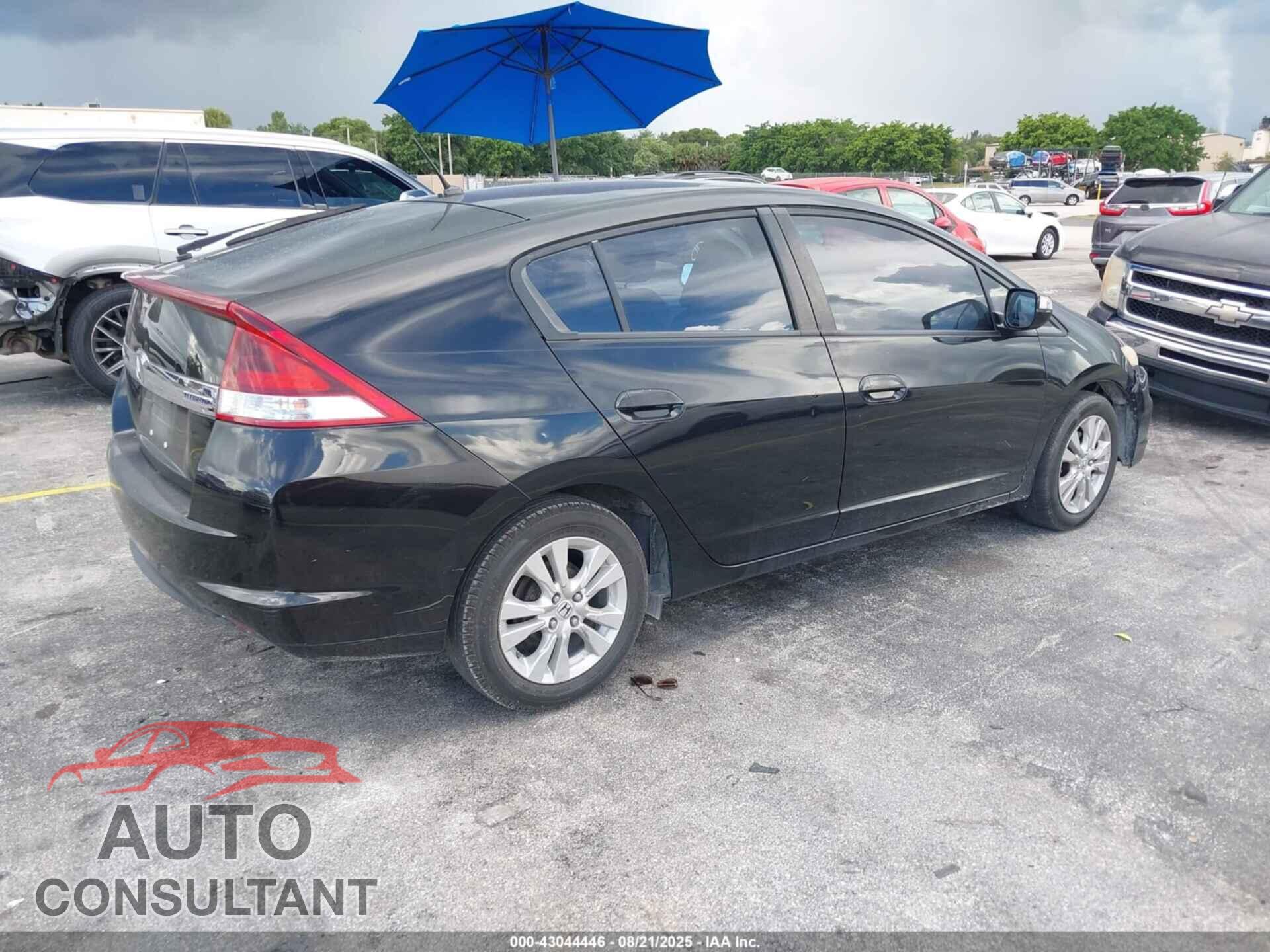 HONDA INSIGHT 2012 - JHMZE2H75CS002579