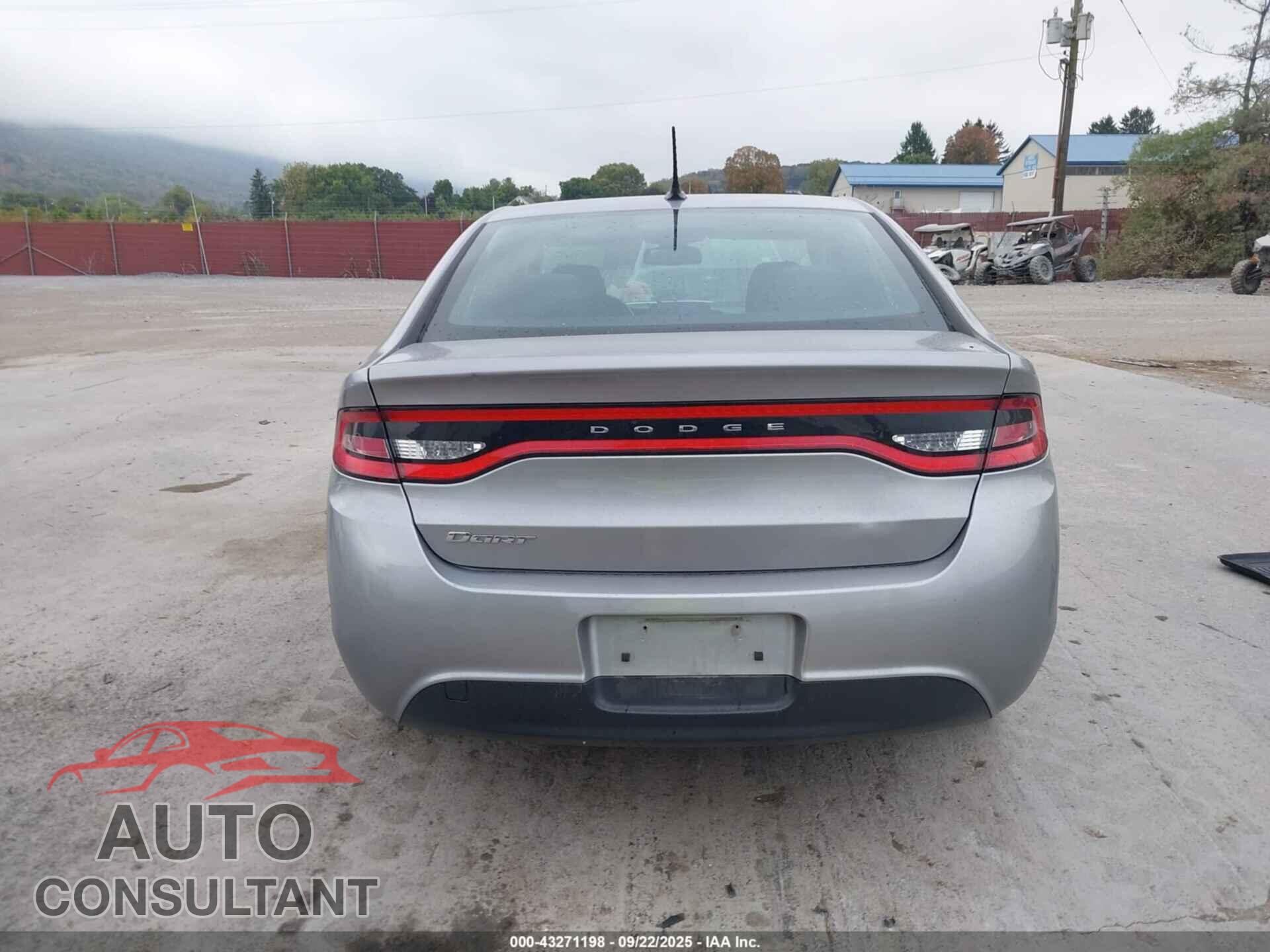 DODGE DART 2015 - 1C3CDFAA2FD434034