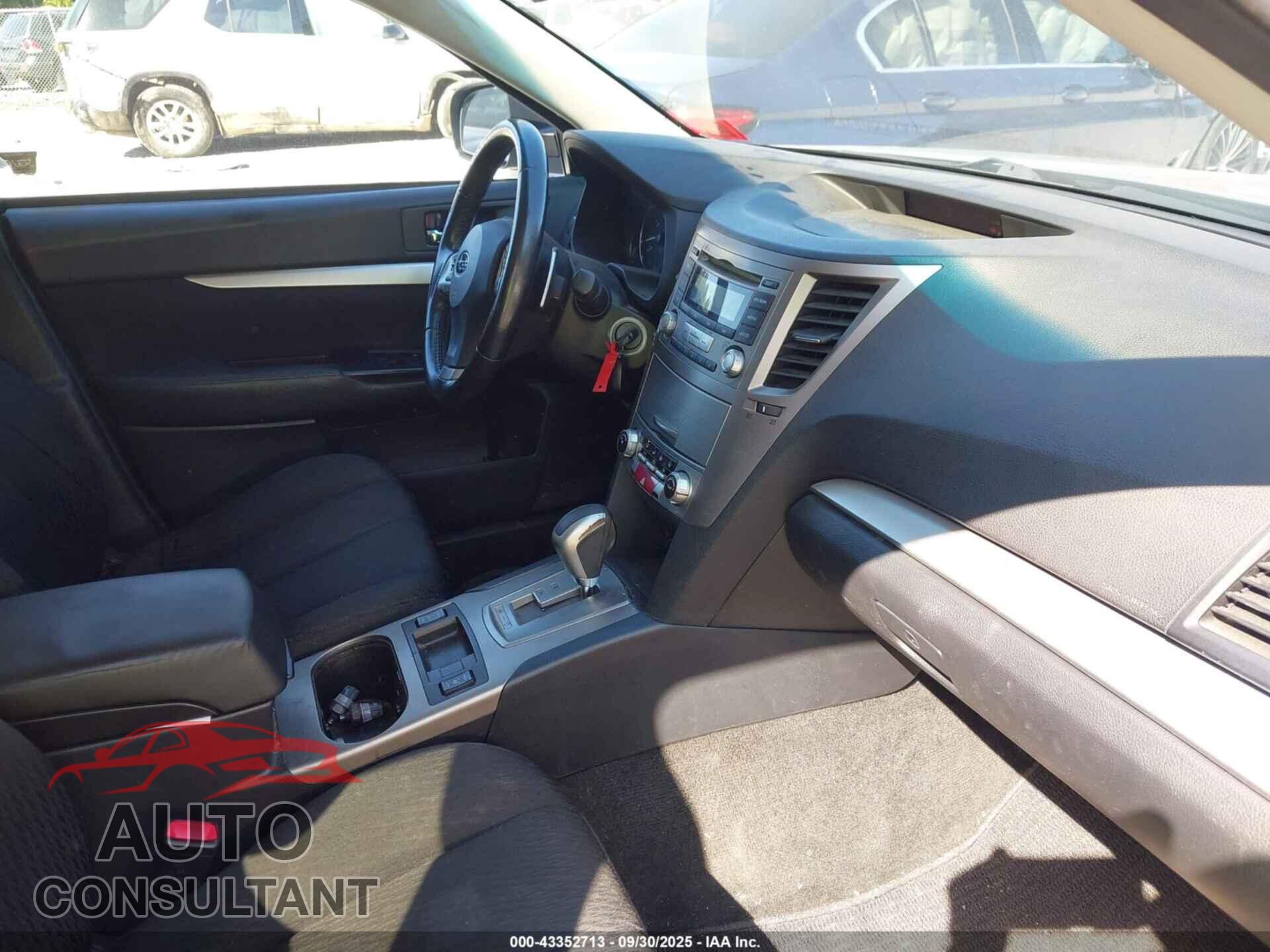 SUBARU OUTBACK 2012 - 4S4BRBGCXC3295780