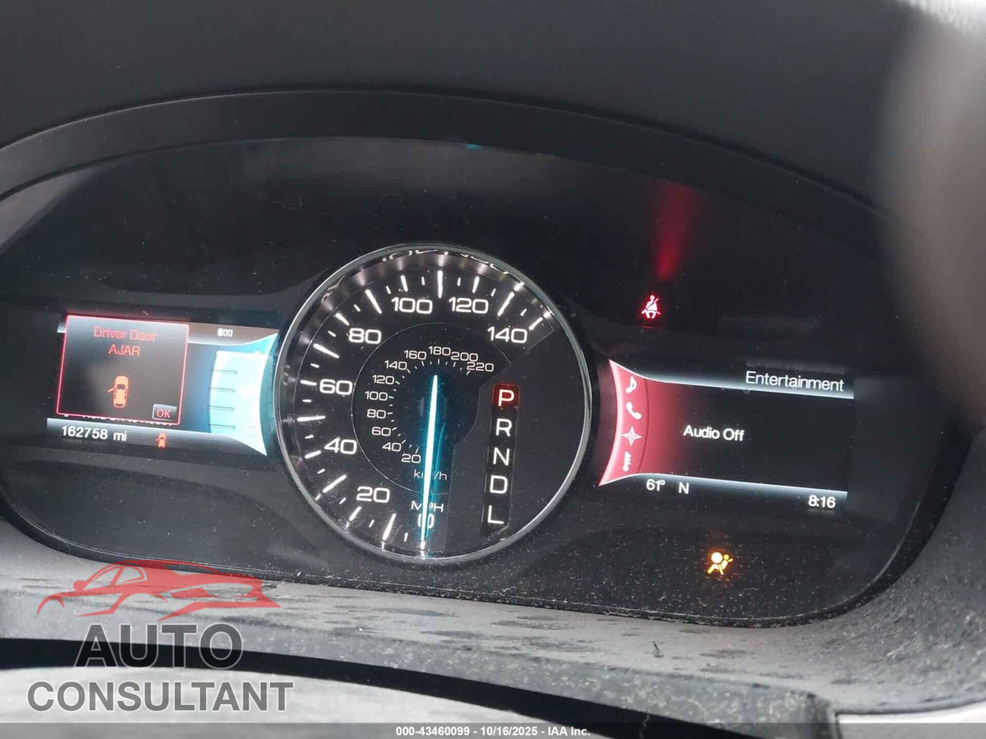 FORD EDGE 2012 - 2FMDK3J98CBA02989