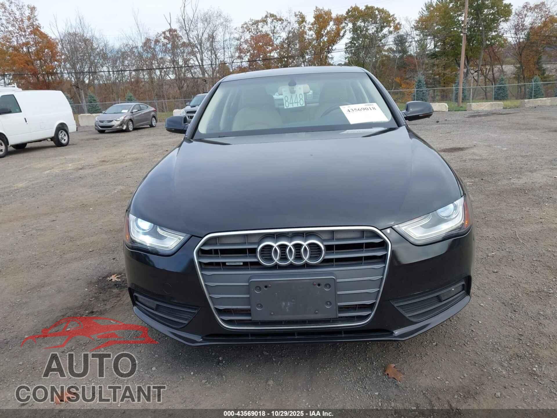 AUDI A4 2013 - WAUBFAFL5DN036562