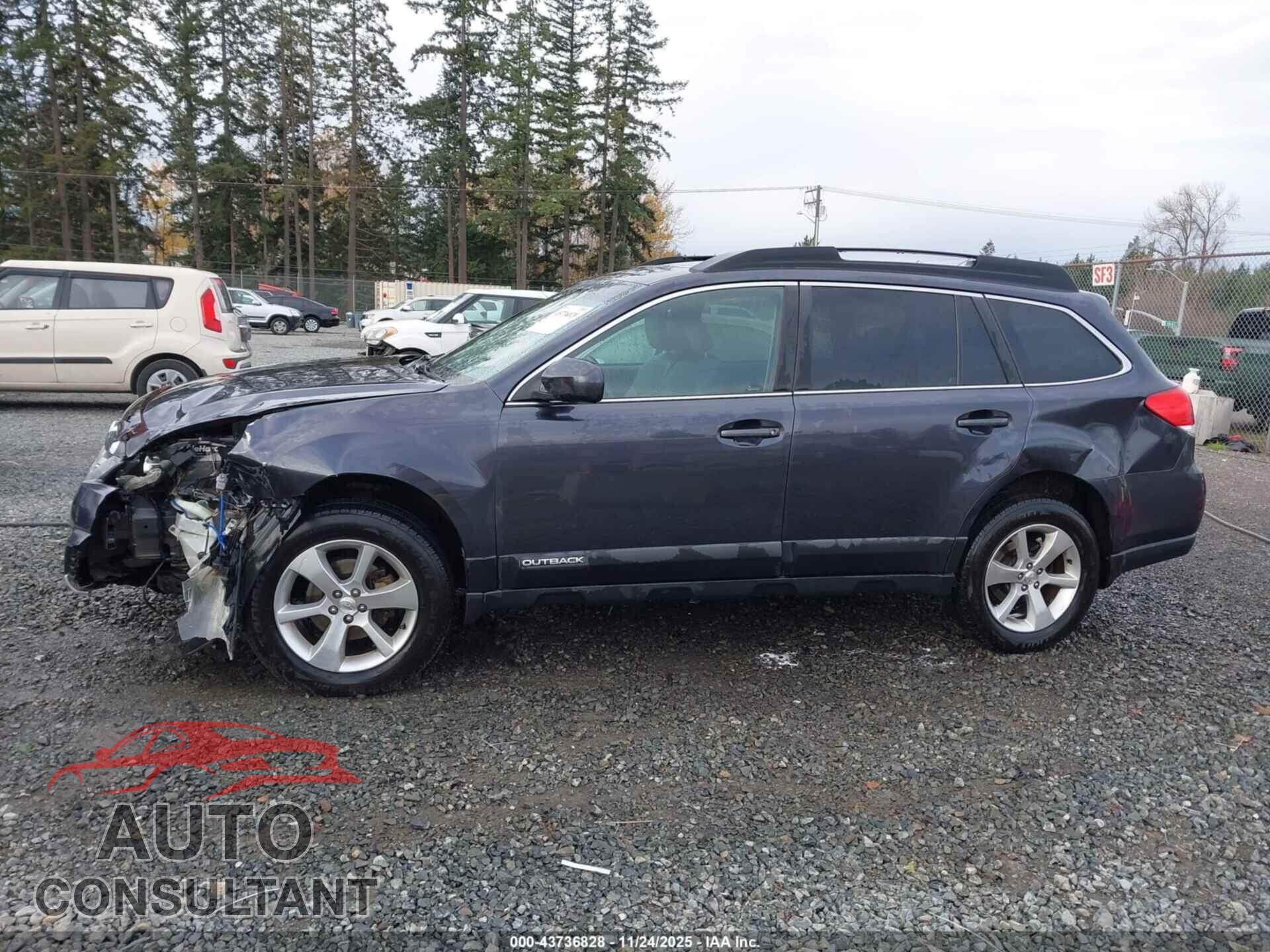 SUBARU OUTBACK 2013 - 4S4BRBKC0D3237721