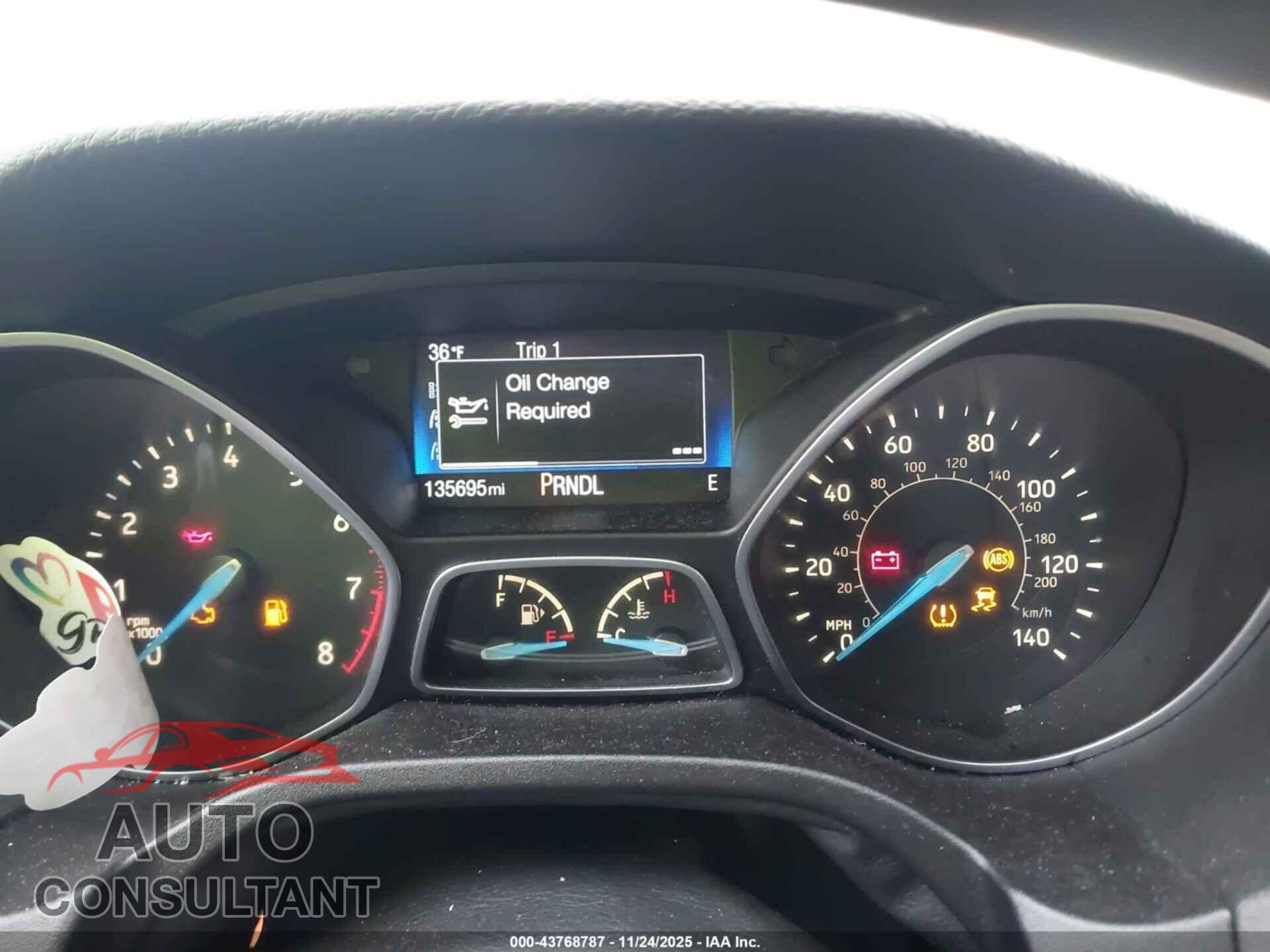 FORD FOCUS 2016 - 1FADP3F28GL201795