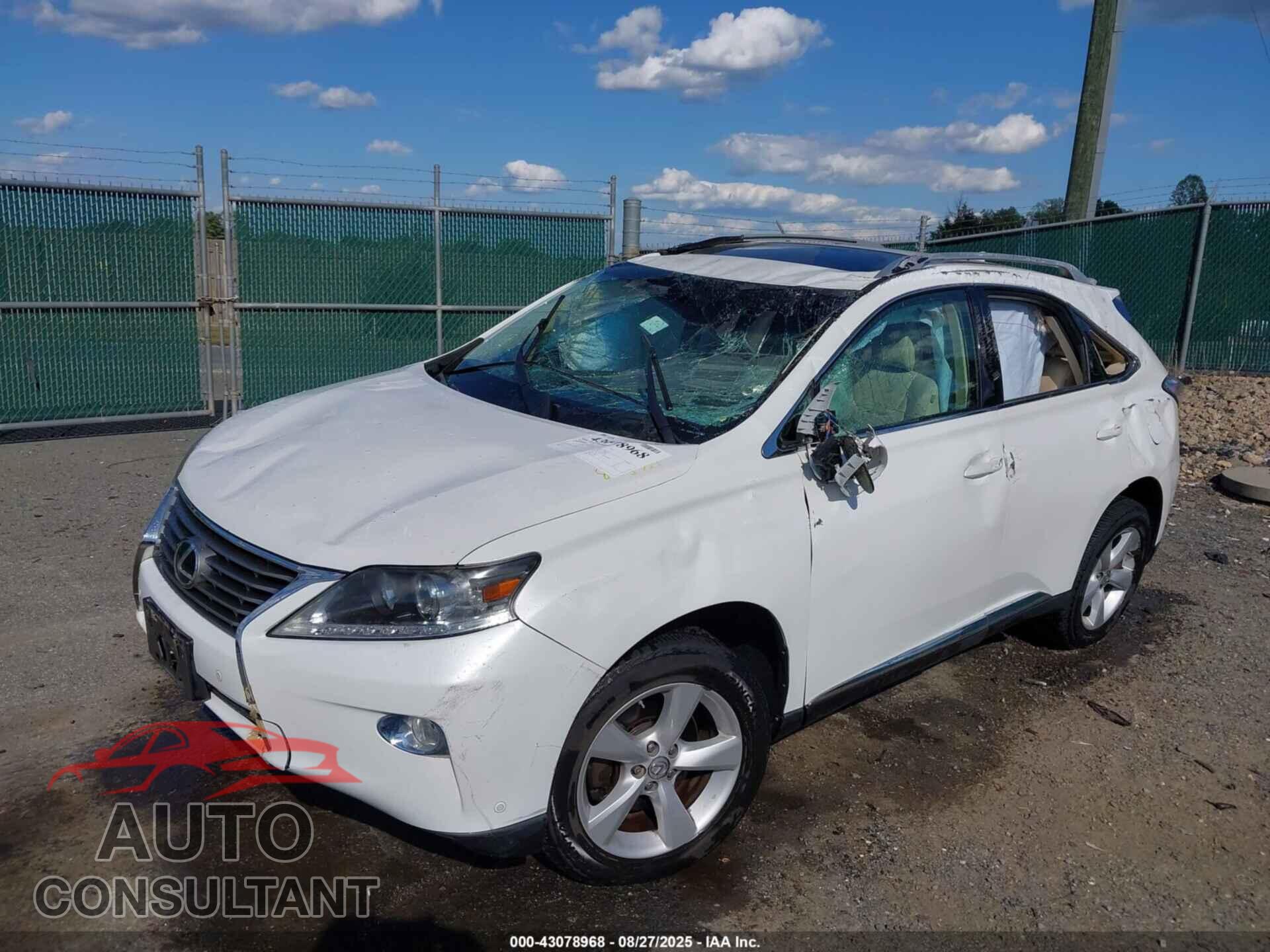 LEXUS RX 350 2014 - 2T2BK1BA7EC235809