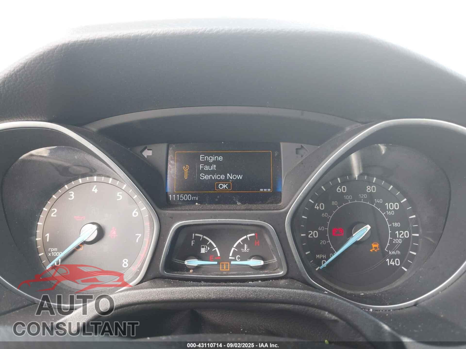 FORD FOCUS 2016 - 1FADP3E21GL248877