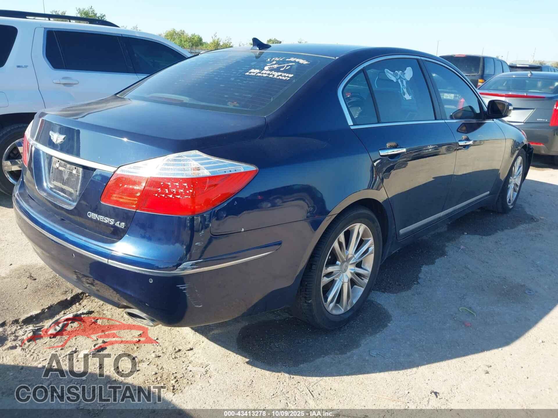 HYUNDAI GENESIS 2011 - KMHGC4DF1BU138679