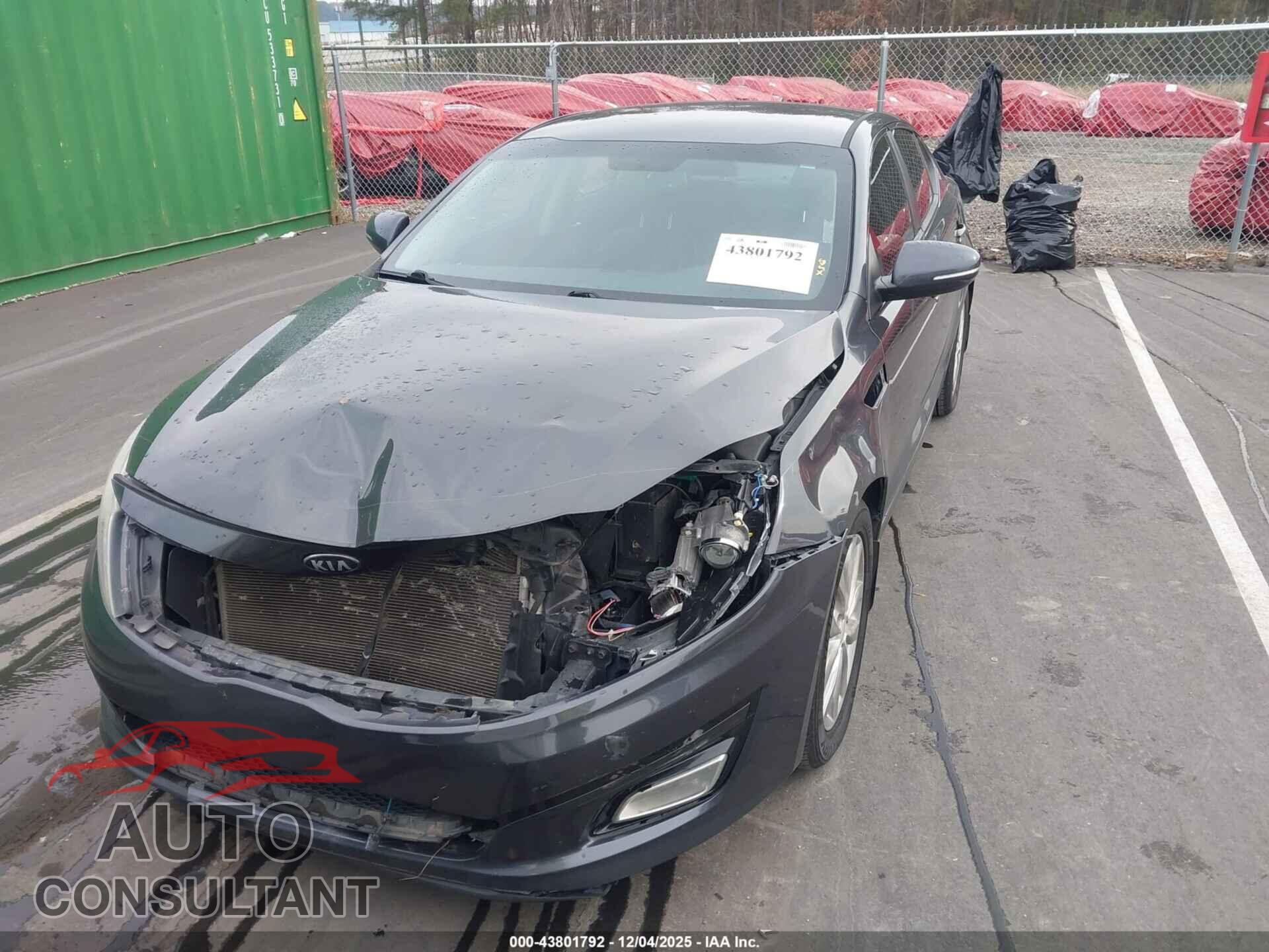 KIA OPTIMA 2015 - 5XXGN4A76FG509472