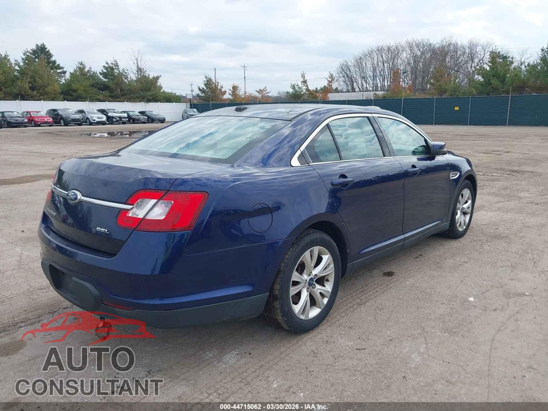 FORD TAURUS 2011 - 1FAHP2EW3BG156265