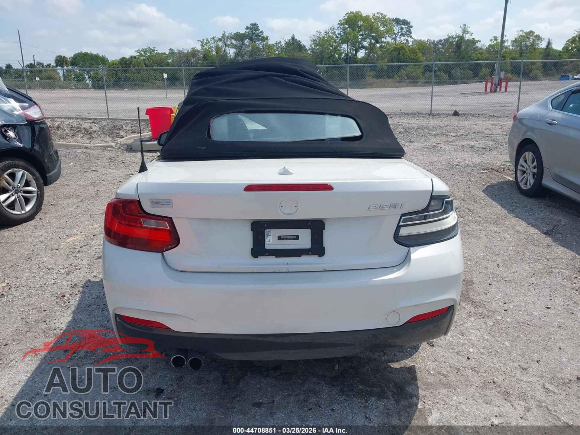 BMW 228I 2016 - WBA1K9C56GV322758
