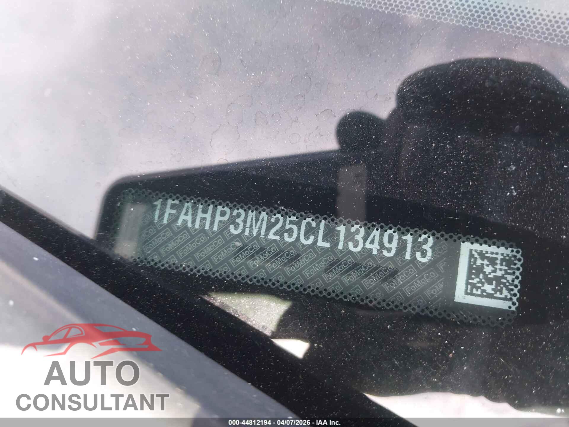 FORD FOCUS 2012 - 1FAHP3M25CL134913