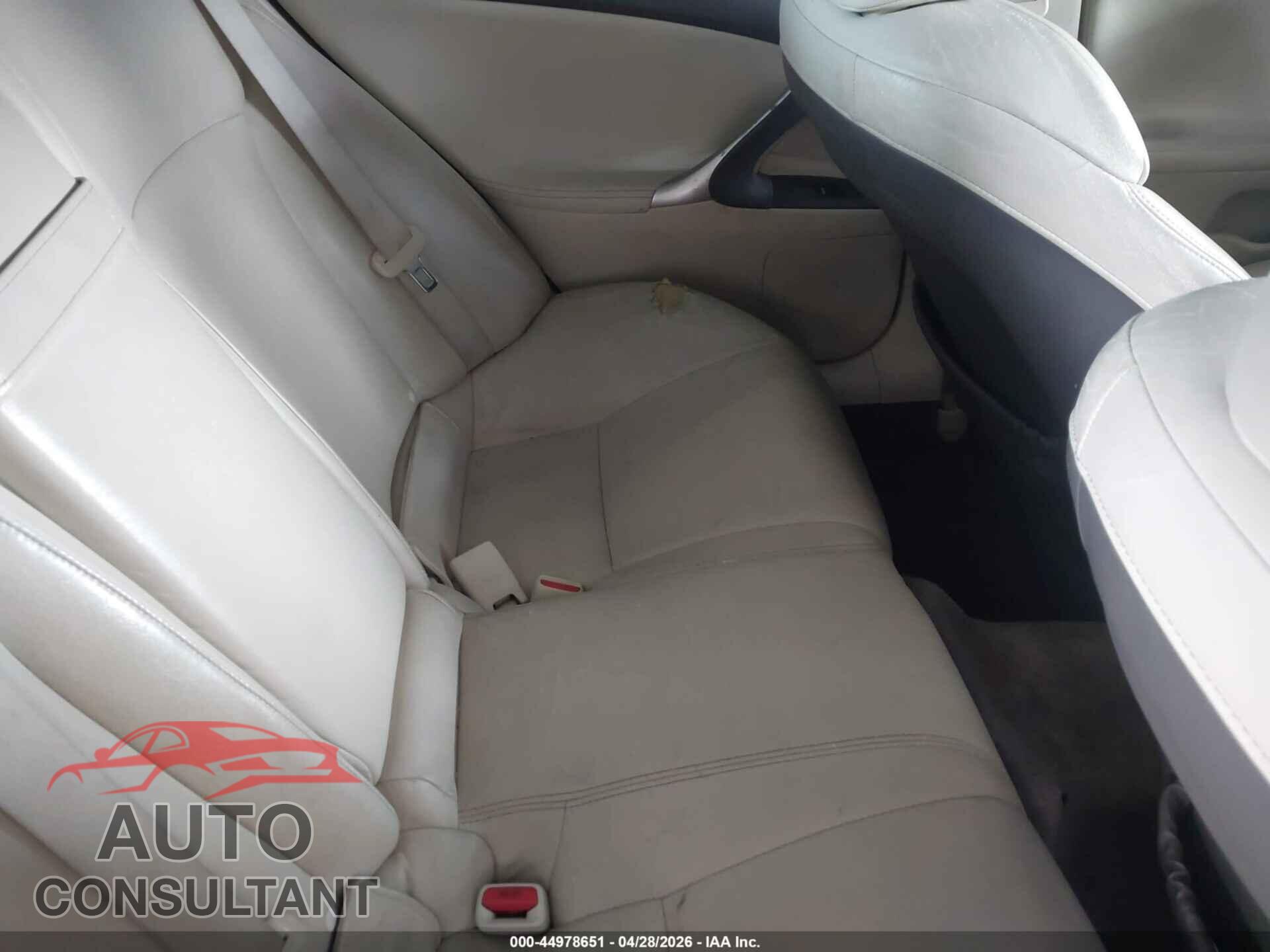 LEXUS IS 250 2010 - JTHBF5C20A5113855