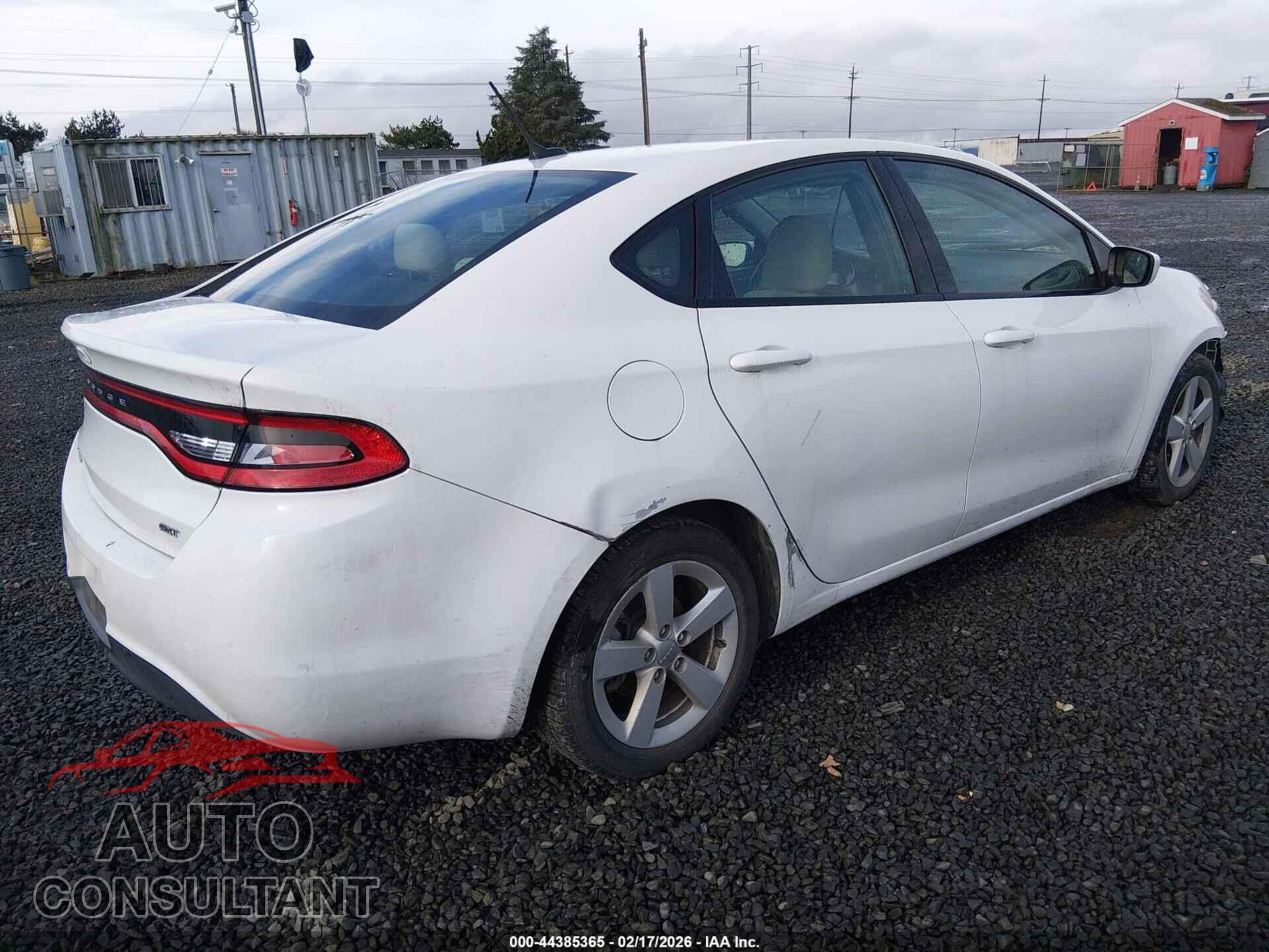 DODGE DART 2015 - 1C3CDFBBXFD402696