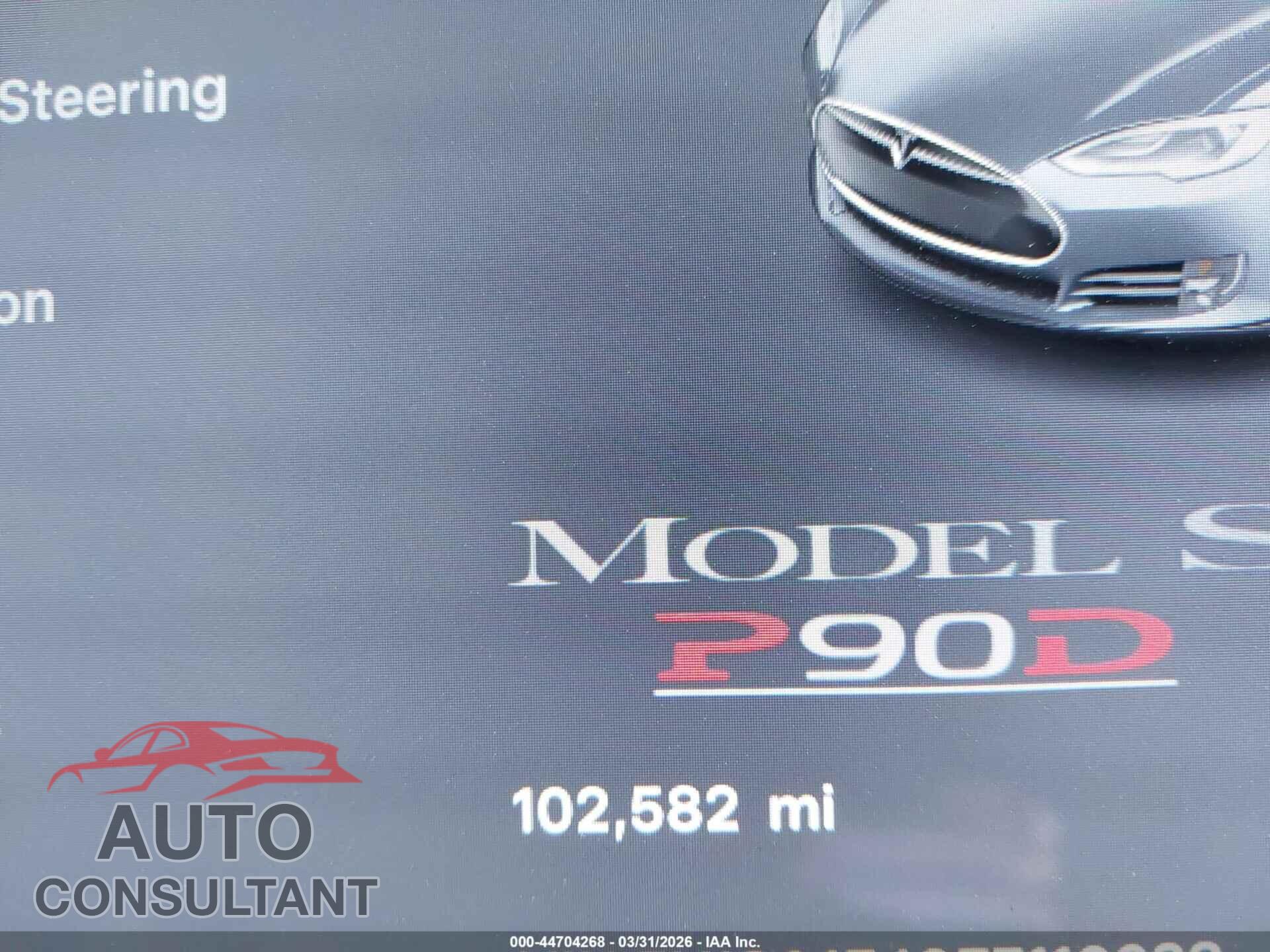 TESLA MODEL S 2015 - 5YJSA1E40FF116638