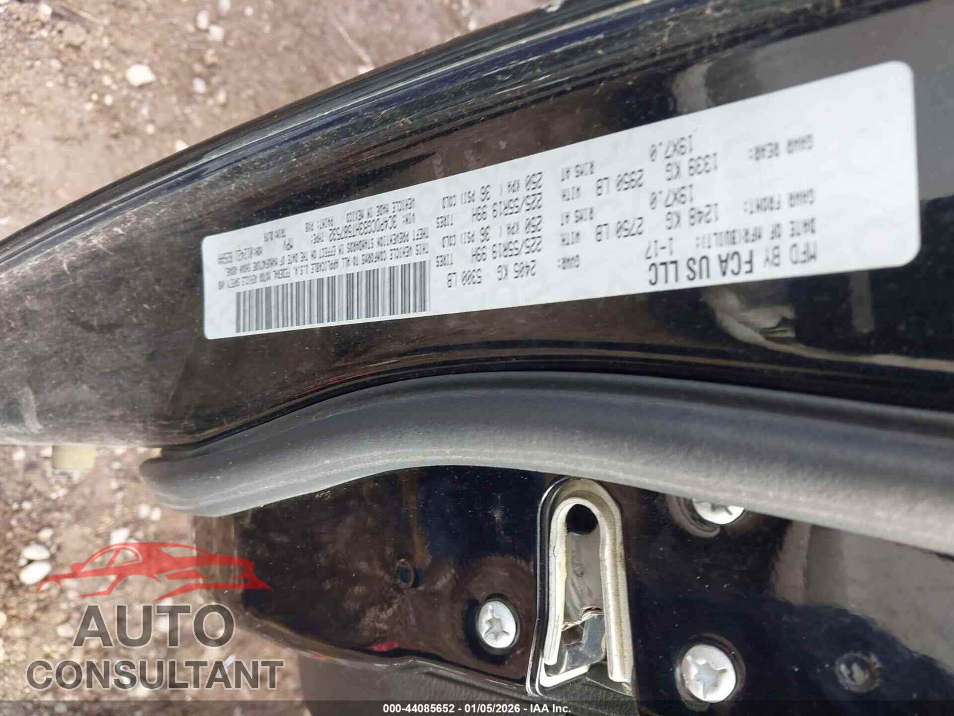 DODGE JOURNEY 2017 - 3C4PDCGB3HT587532