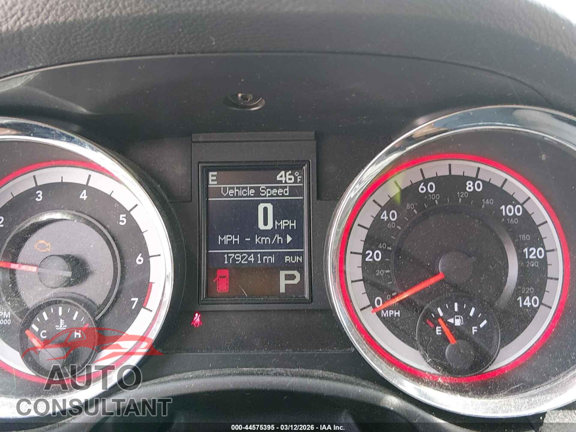 DODGE DURANGO 2013 - 1C4RDJEGXDC584662