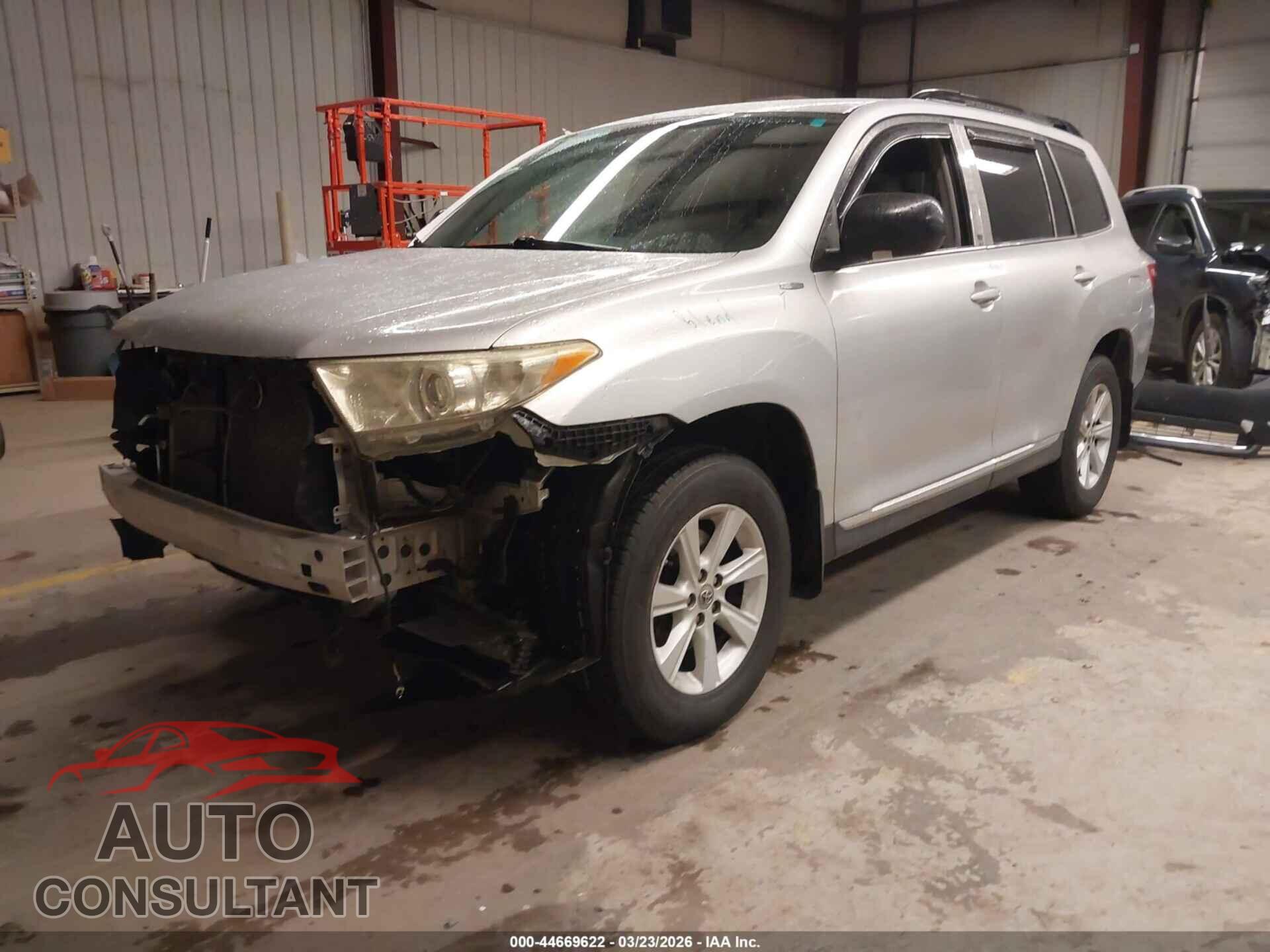 TOYOTA HIGHLANDER 2012 - 5TDBK3EH3CS153640